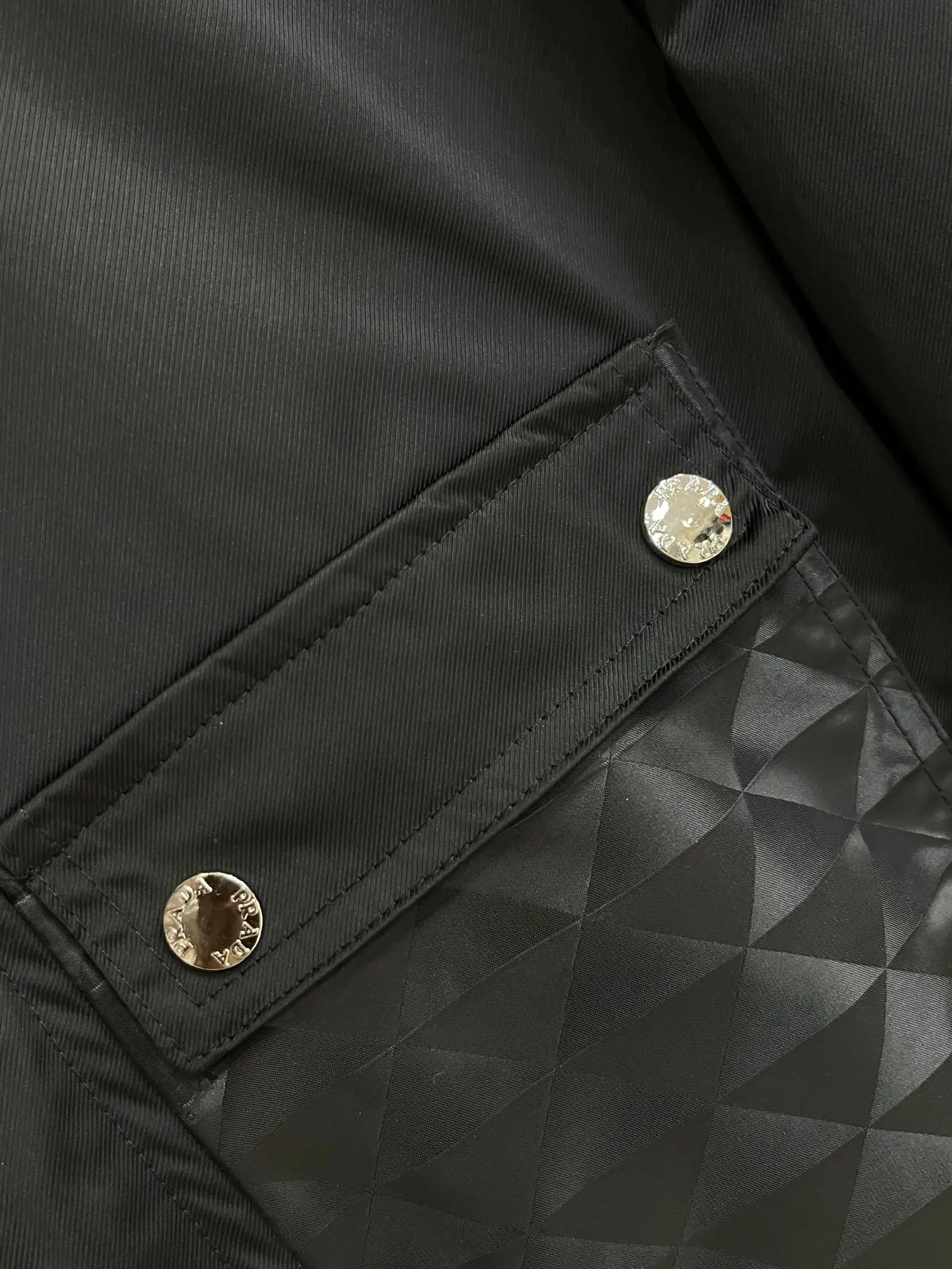 Geometric Quilted Technical Jacket D38014779 — view 6