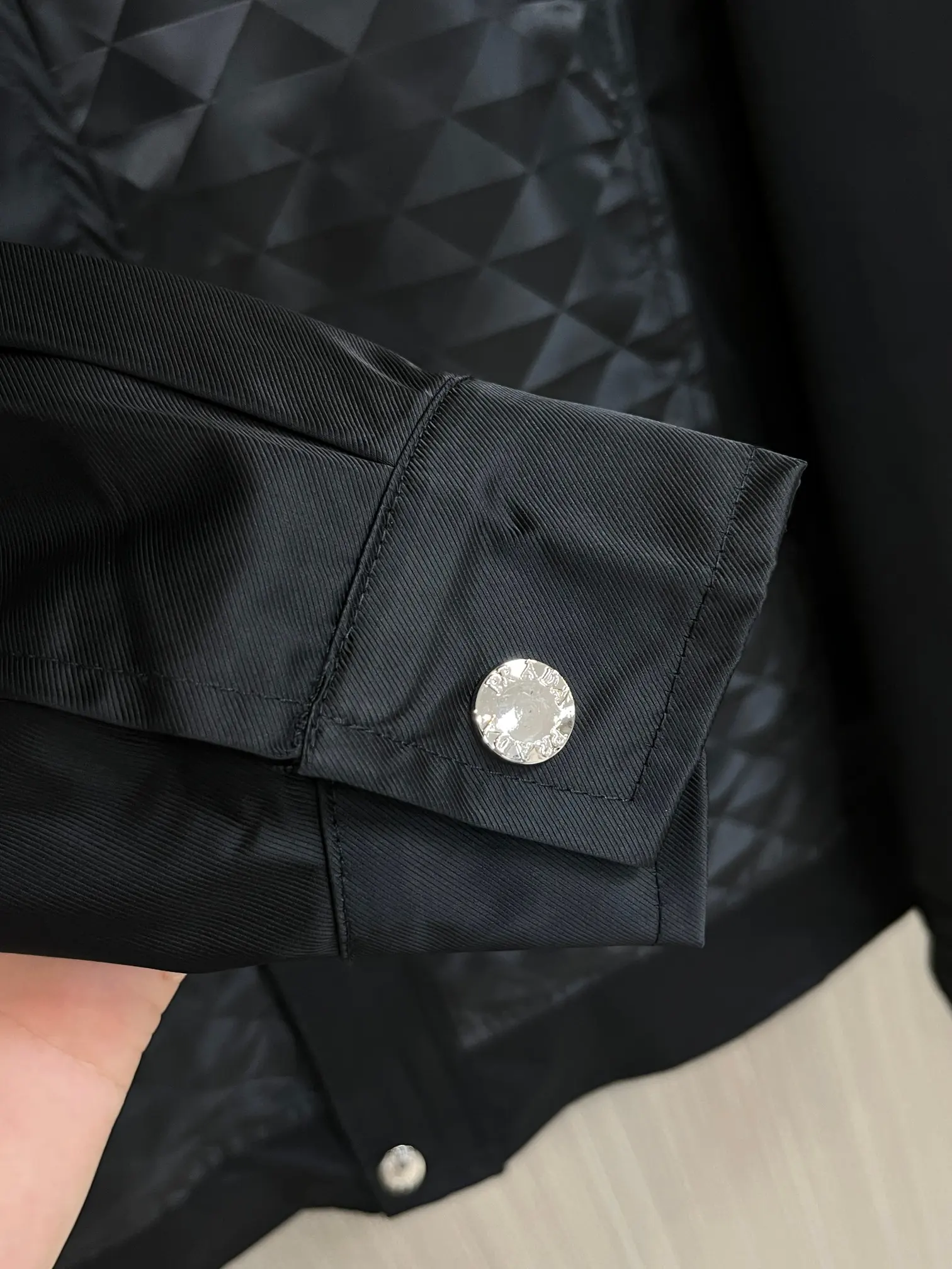 Geometric Quilted Technical Jacket D38014779 — view 8
