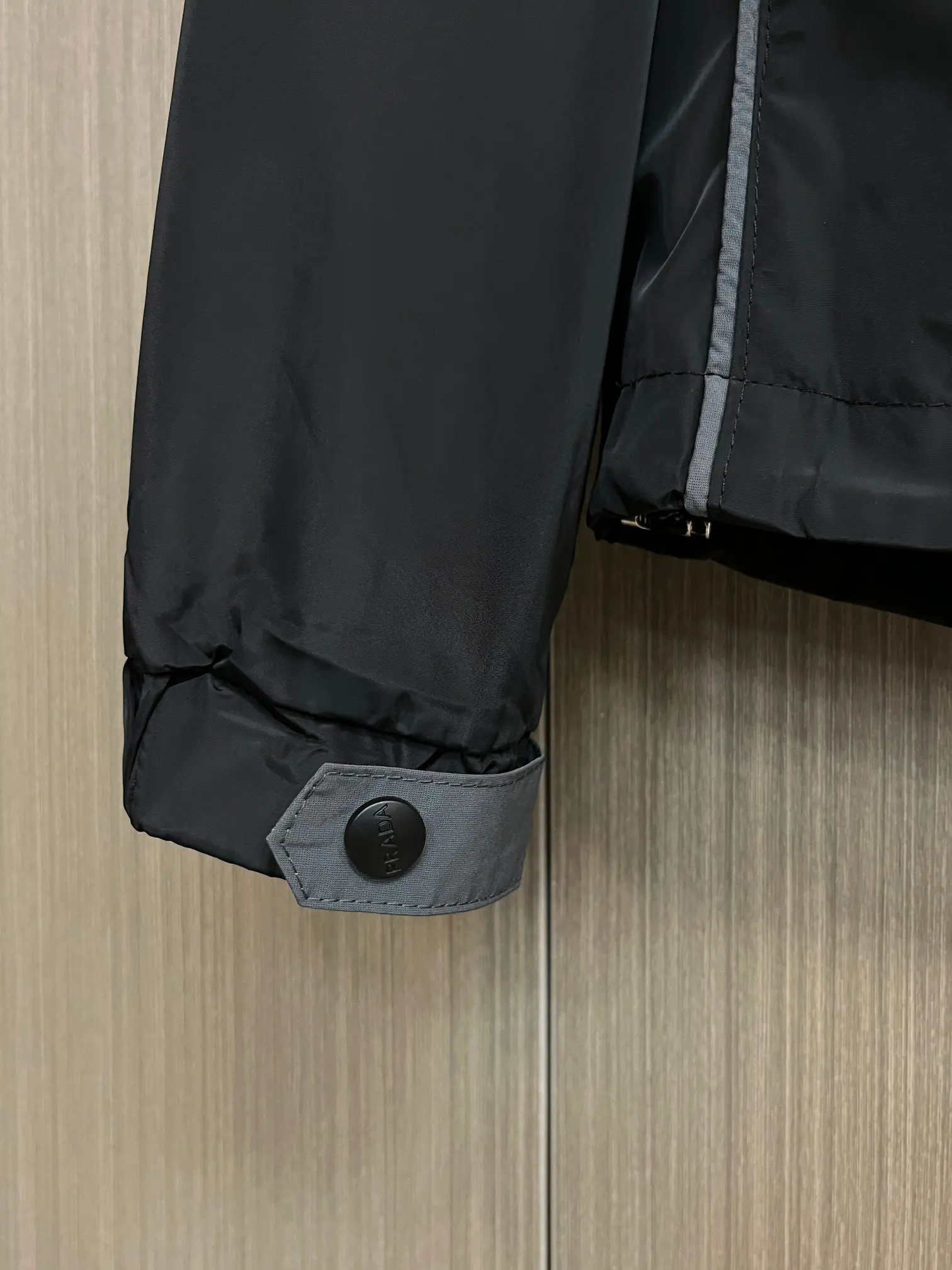 Logo-Appliquéd Hooded Shell Jacket D38014791 — view 8