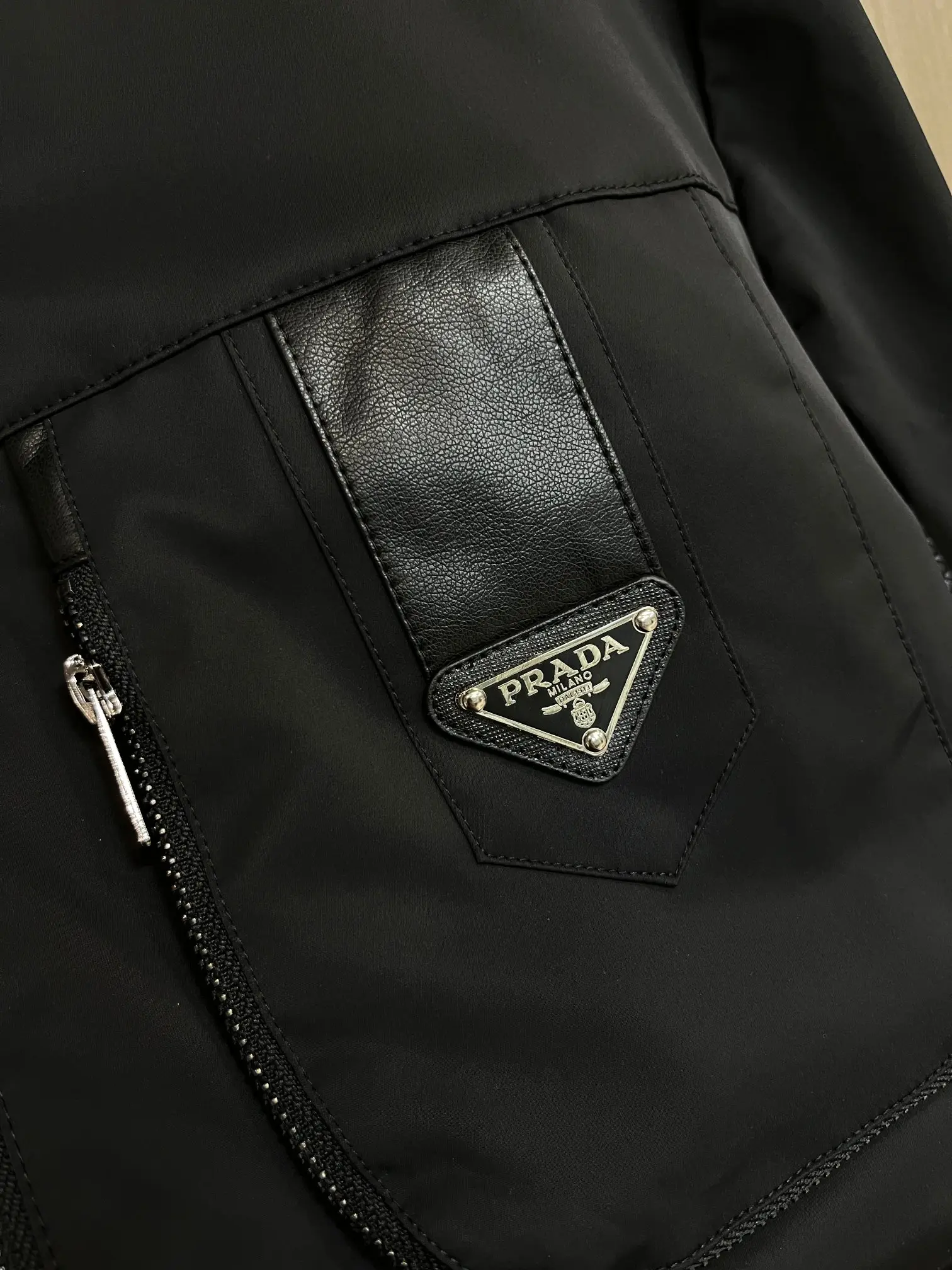 Logo-Plaque Zip-Up Jacket with Packable Hood D38014693 — view 7