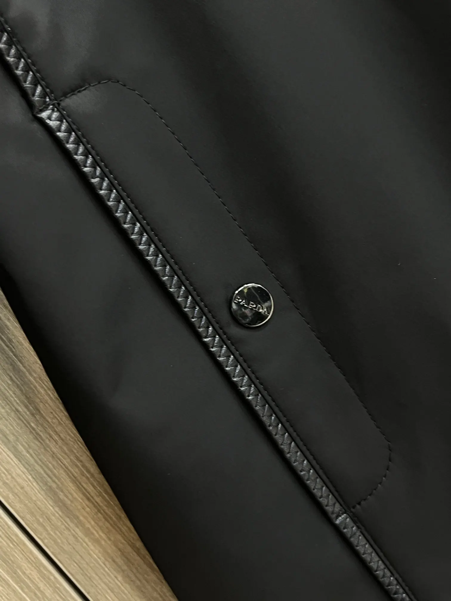 Logo-Plaque Zip-Up Jacket with Packable Hood D38014693 — view 8