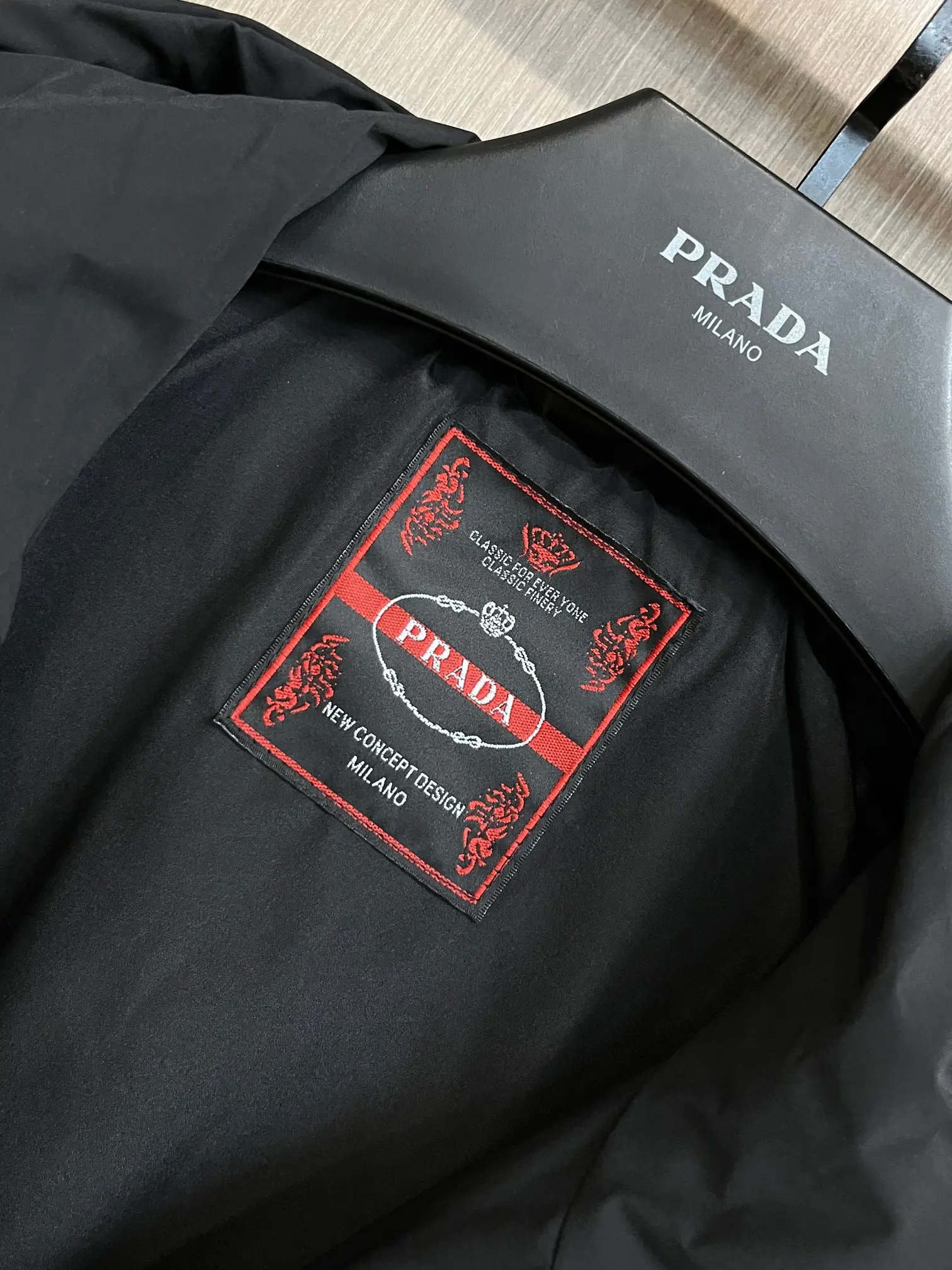 Logo-Appliqué Hooded Shell Jacket D38014675 — view 4