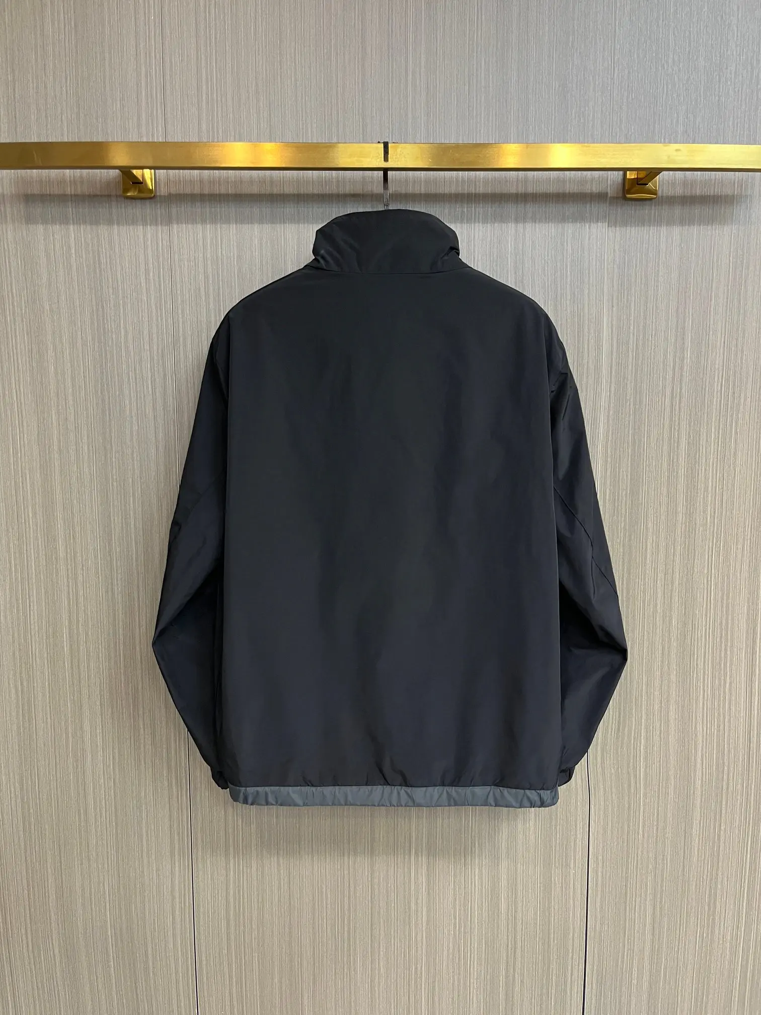 Logo-Appliquéd Hooded Shell Jacket D38014676 — view 2