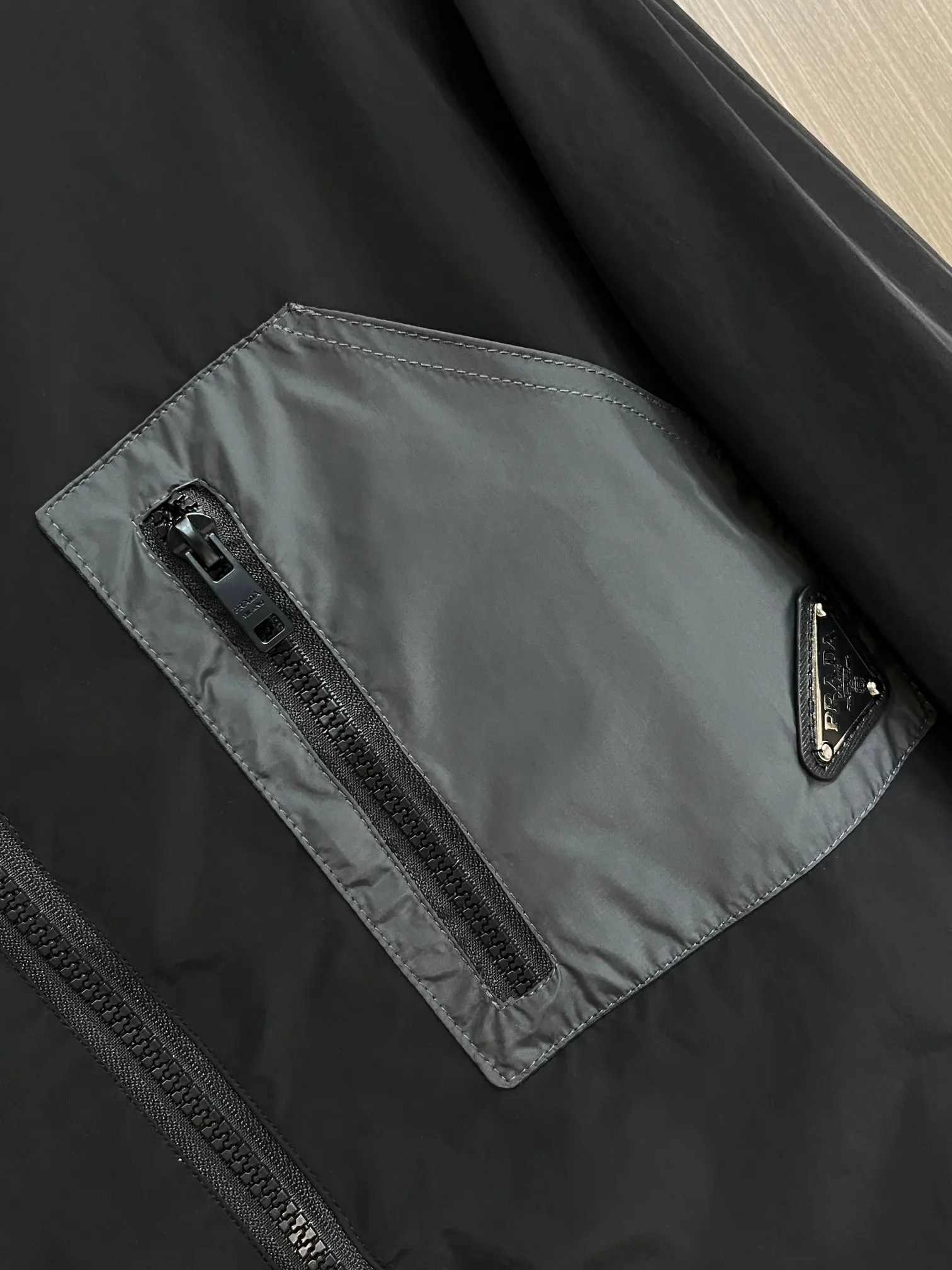 Logo-Appliquéd Hooded Shell Jacket D38014676 — view 6