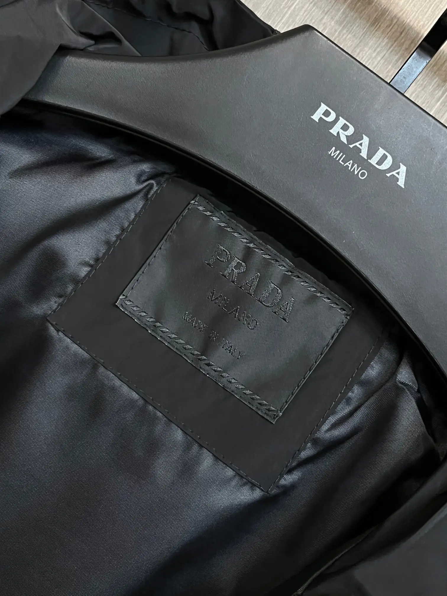 Hooded Nylon Windbreaker Jacket D38014802 — view 5