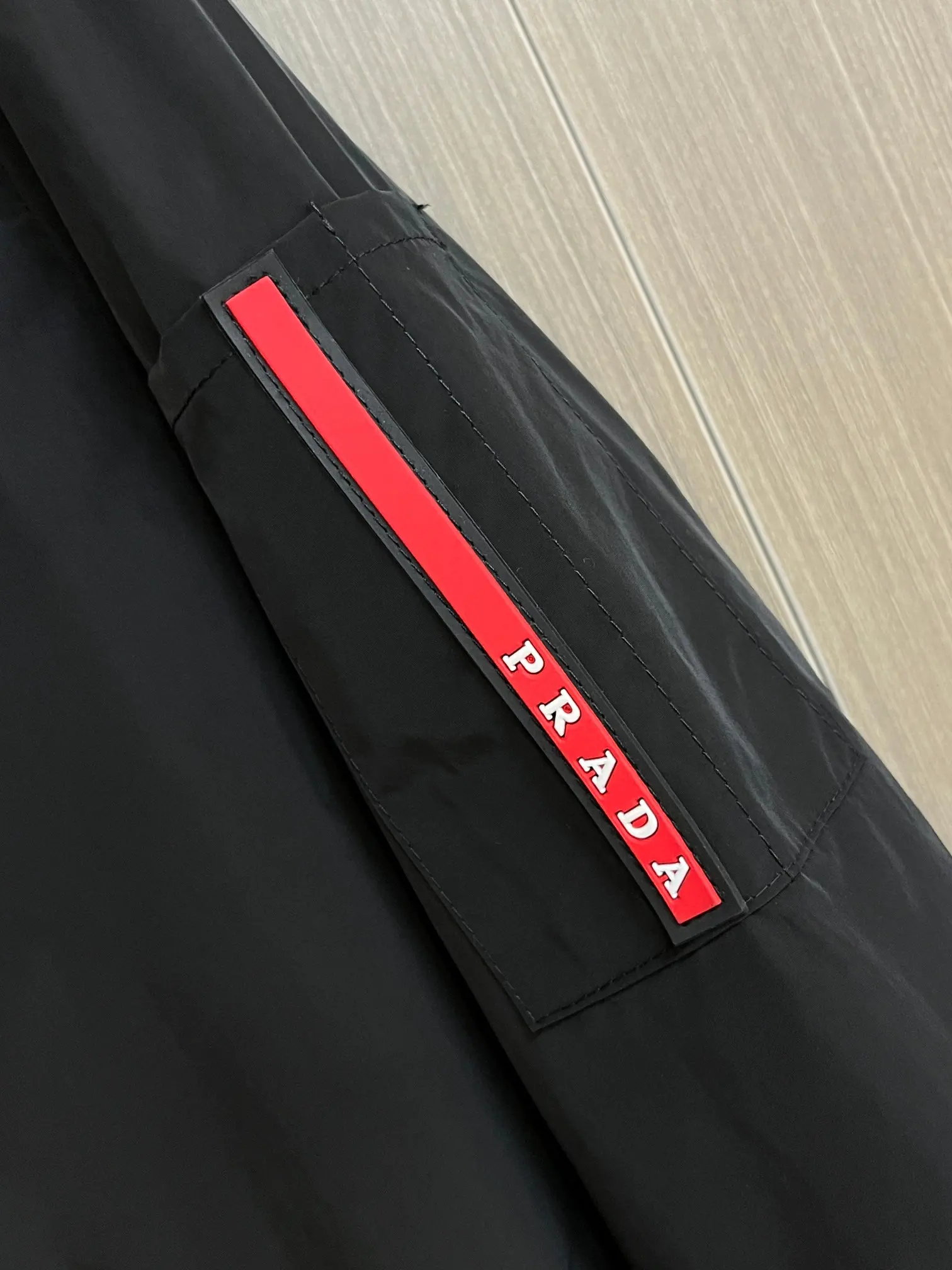 Hooded Nylon Windbreaker Jacket D38014802 — view 7