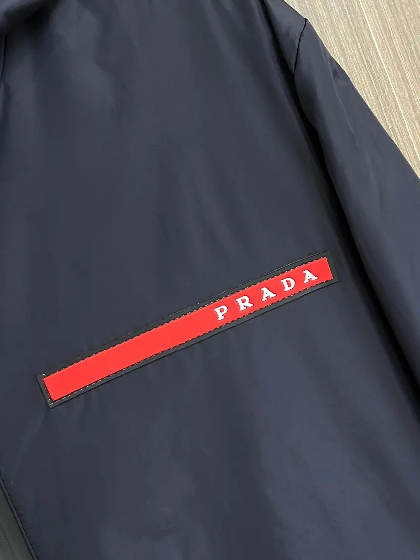Logo-Patch Hooded Shell Jacket D38014699 — view 6