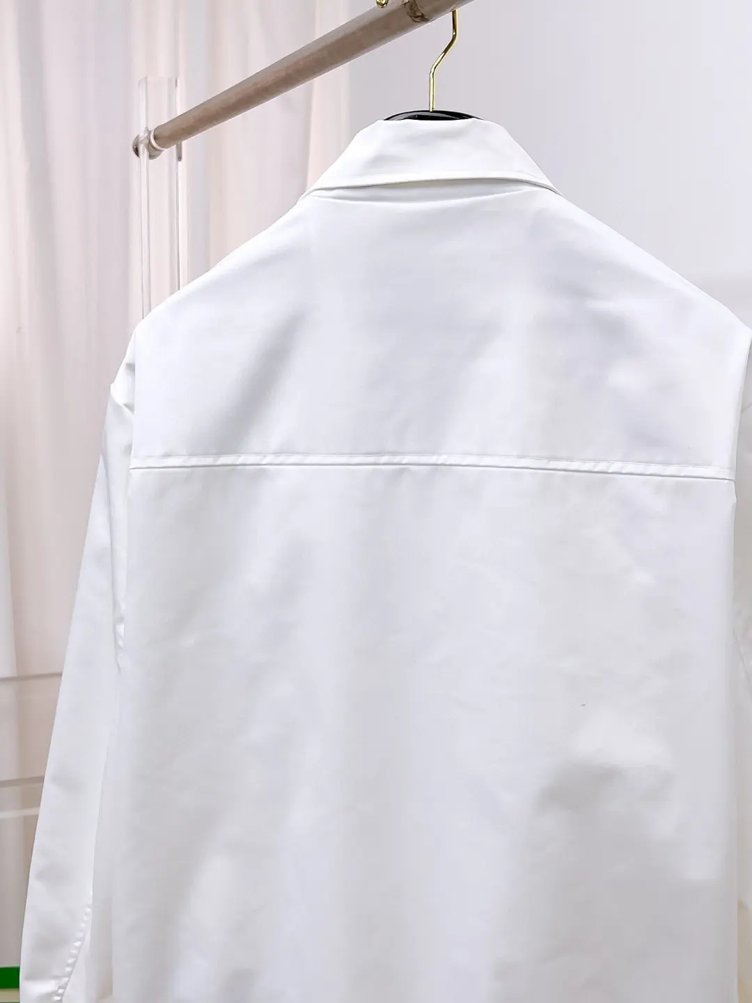Logo-Appliquéd Zip-Up Harrington Jacket D38014767 — view 5