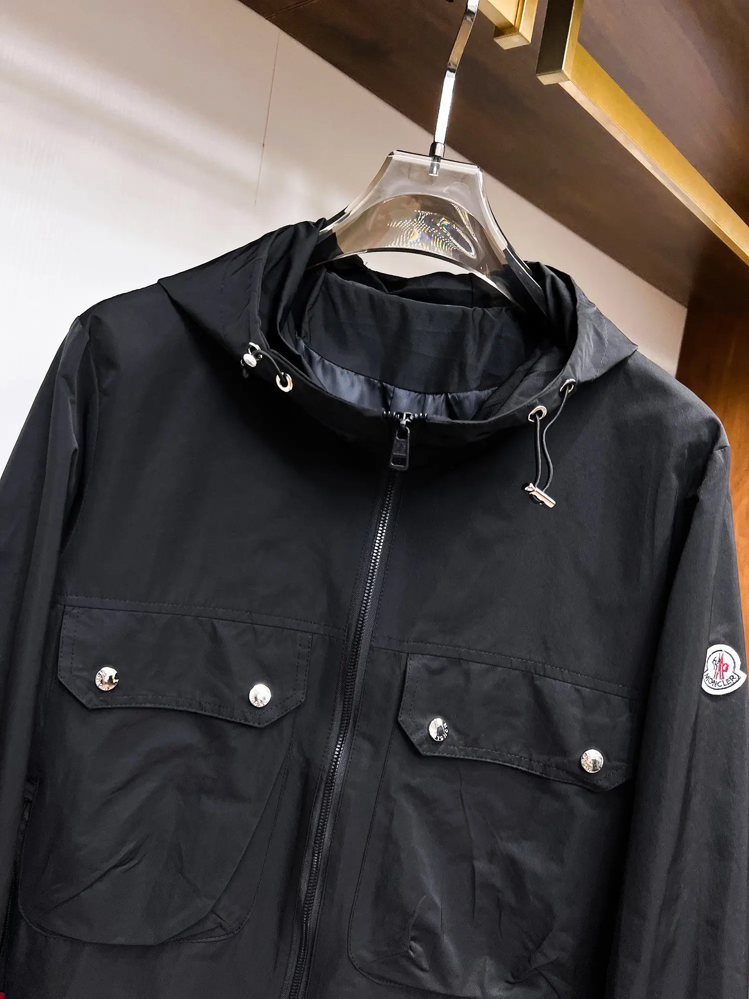 Hooded Shell Field Jacket D38015134 — view 4