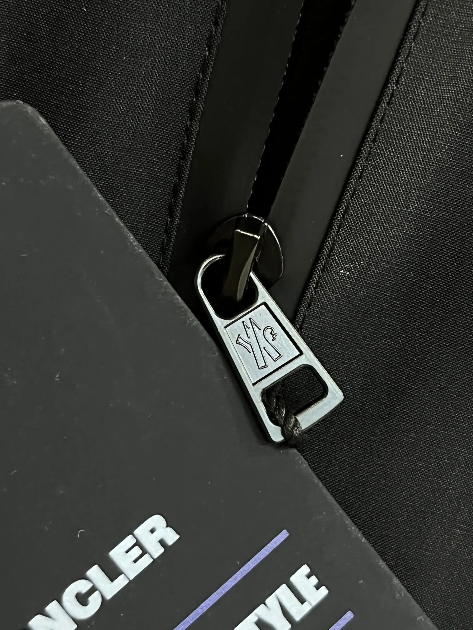 Hooded Shell Jacket with Logo Detail D38014810 — view 6