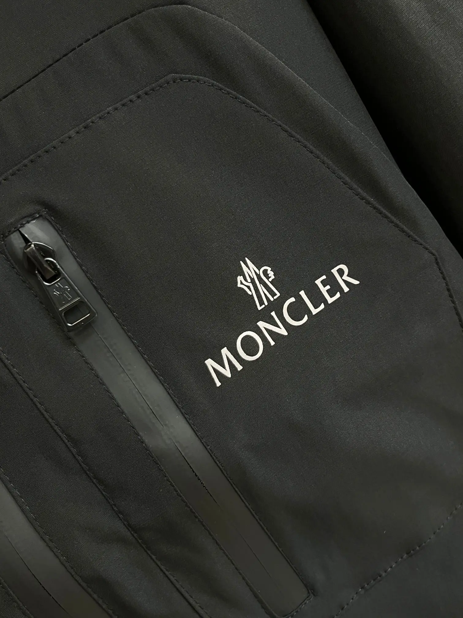 Moncler Hooded Technical Shell Jacket D38014787 — view 6