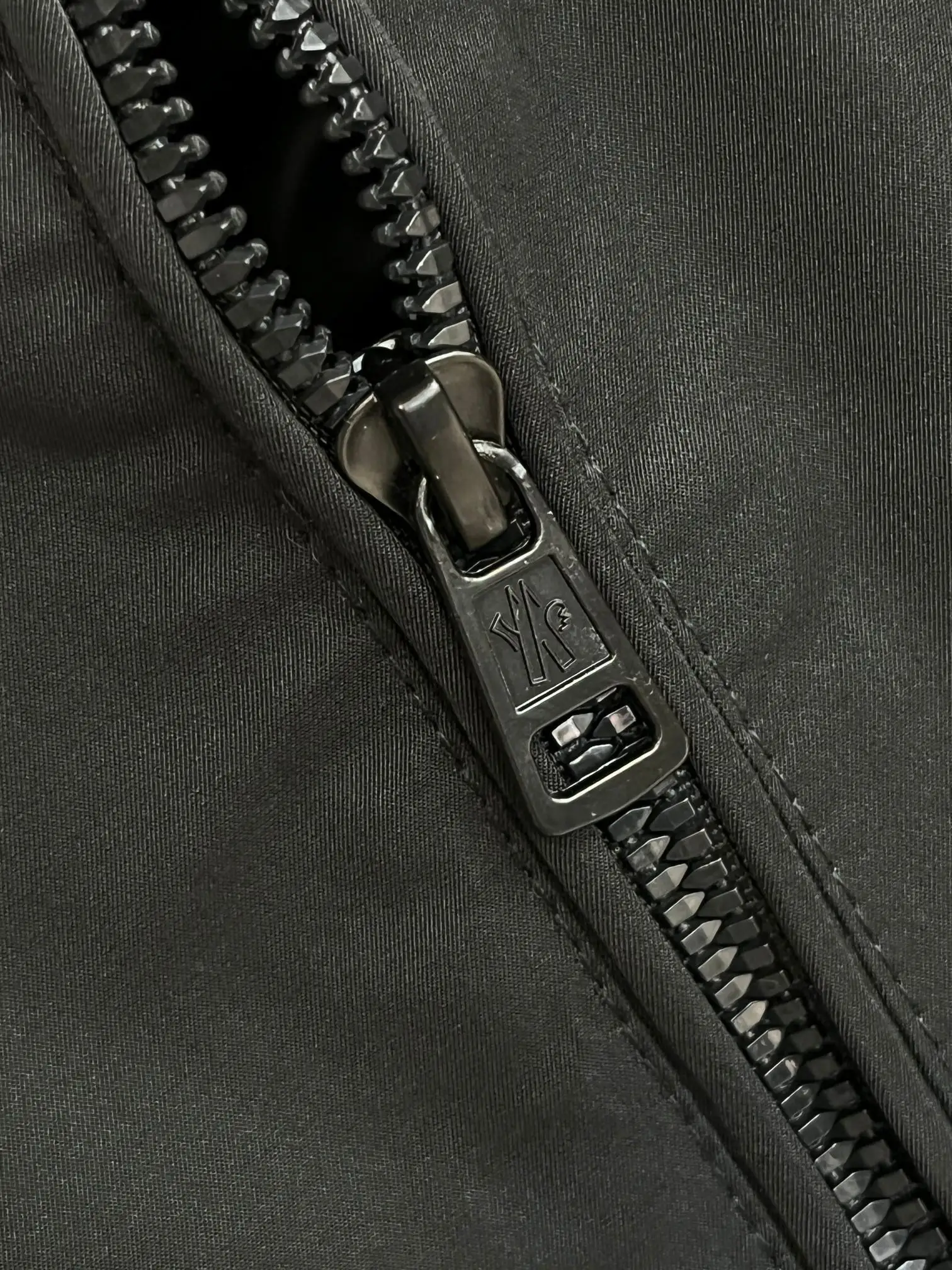 Logo-Appliqué Zip-Up Harrington Jacket D38014702 — view 6