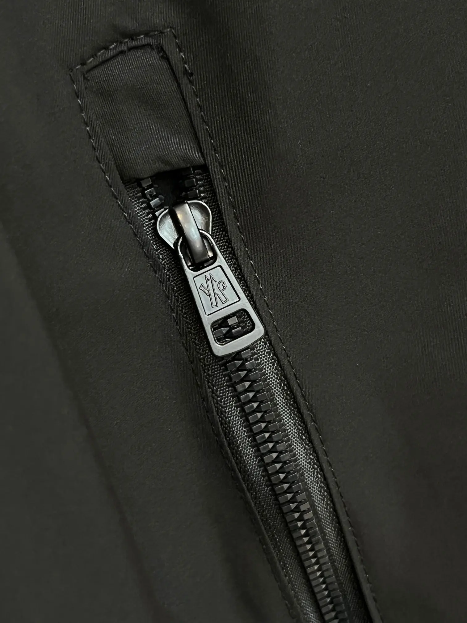 Logo-Appliqué Zip-Up Harrington Jacket D38014702 — view 7