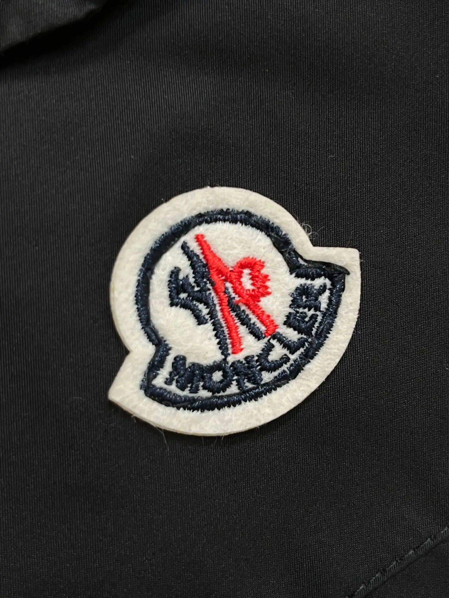 Logo-Appliqué Zip-Up Harrington Jacket D38014702 — view 8