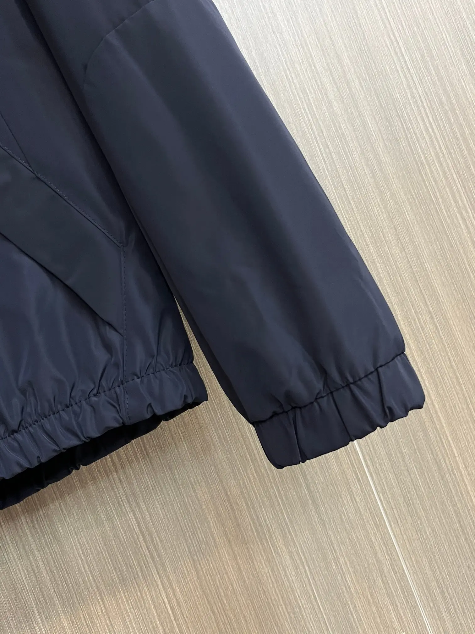 Moncler Hooded Shell Windbreaker Jacket D38014679 — view 7