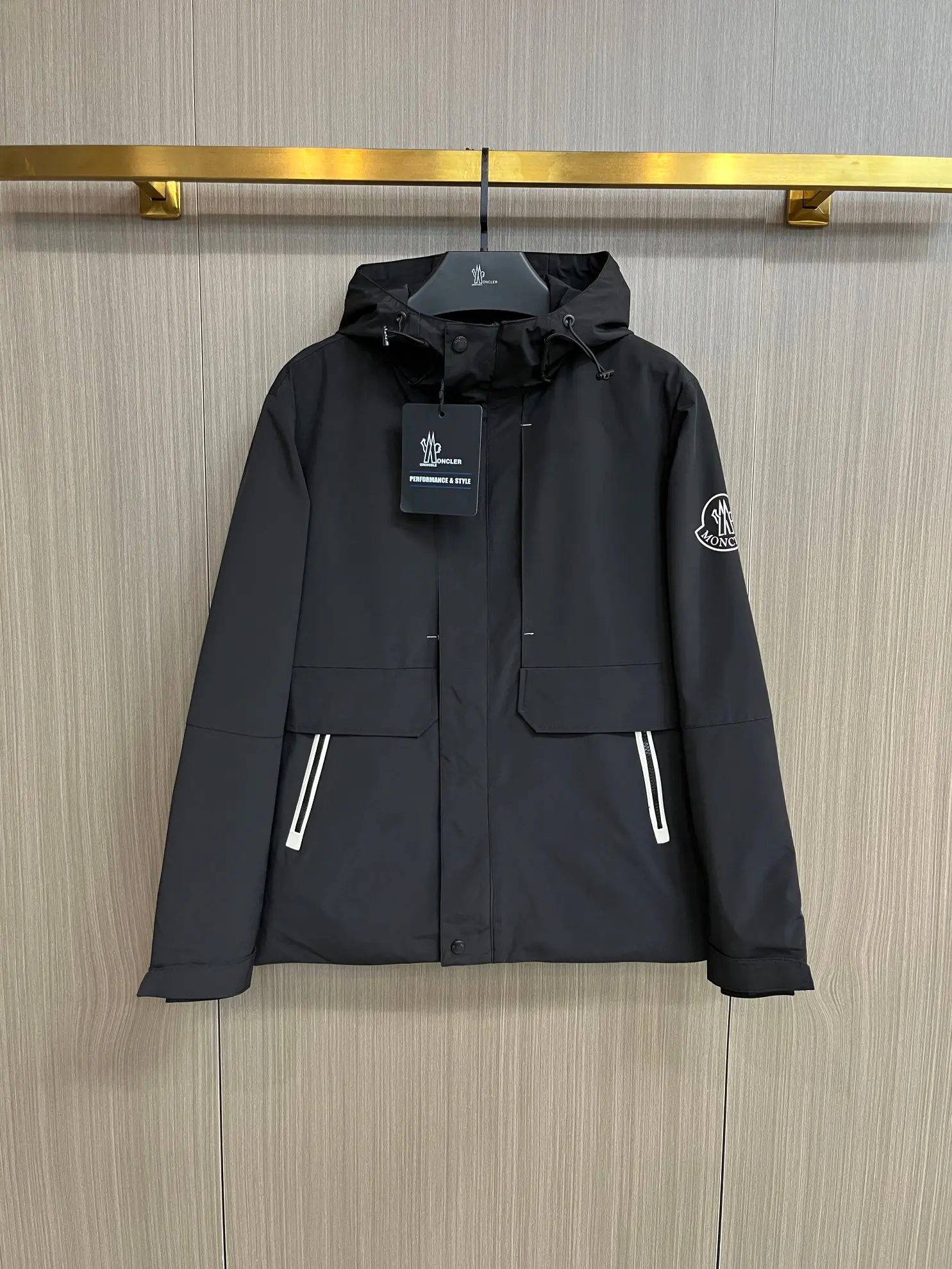Moncler Hooded Technical Shell Jacket D38014784