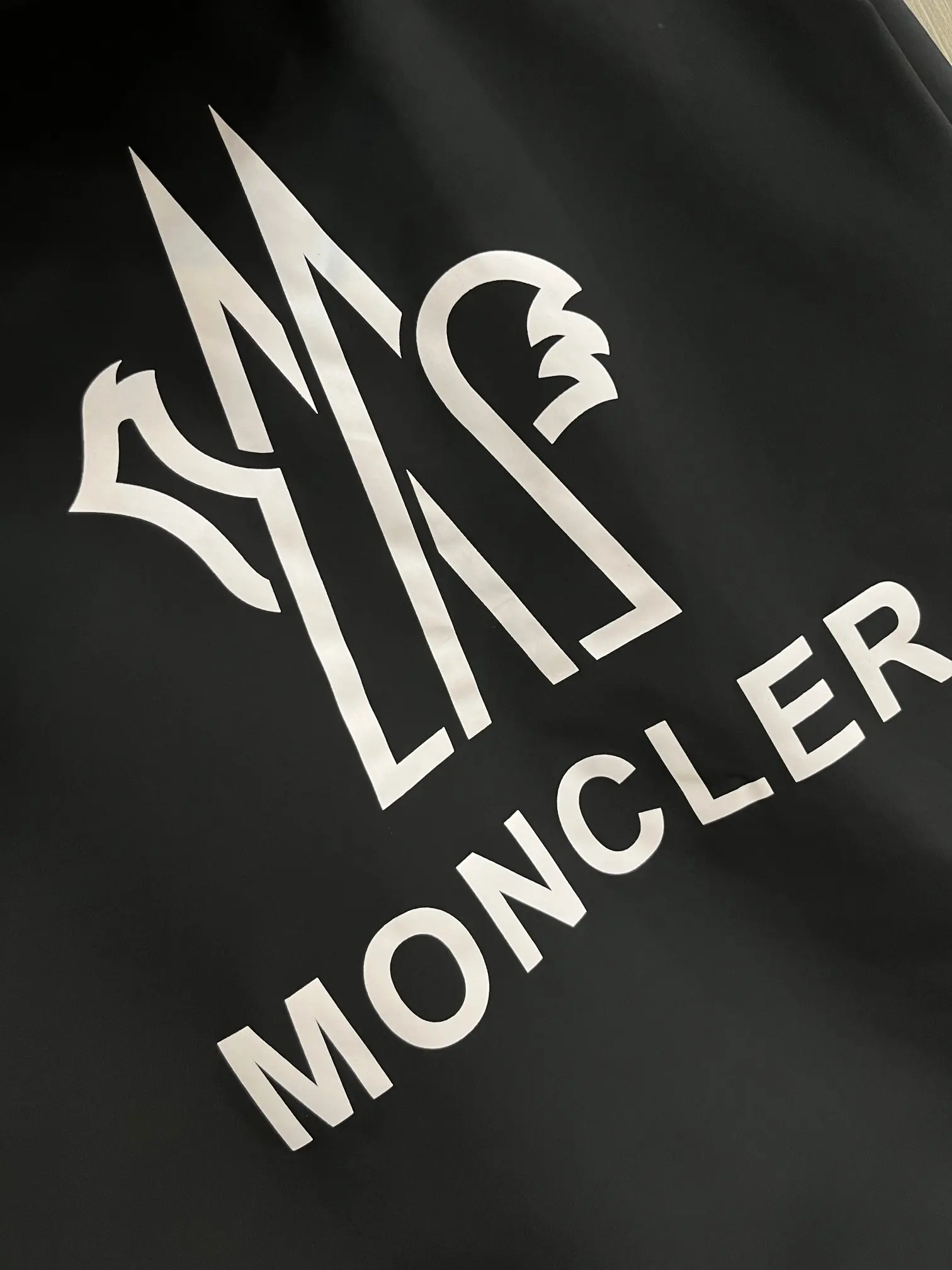 Moncler Hooded Technical Shell Jacket D38014784 — view 9