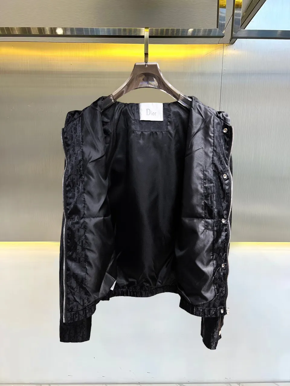 Oblique Jacquard Hooded Windbreaker Jacket D38015121 — view 3