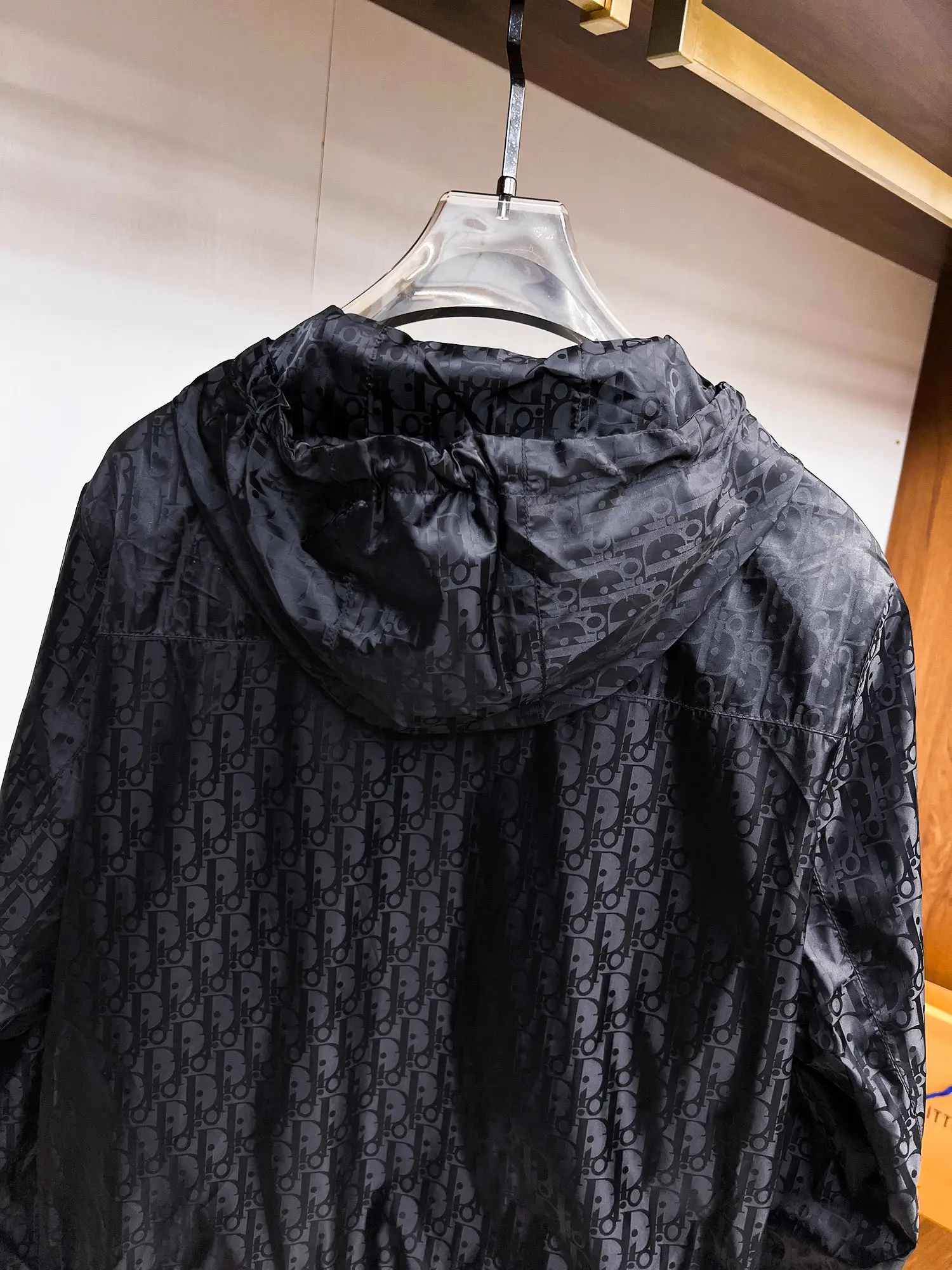 Oblique Jacquard Hooded Windbreaker Jacket D38015121 — view 12