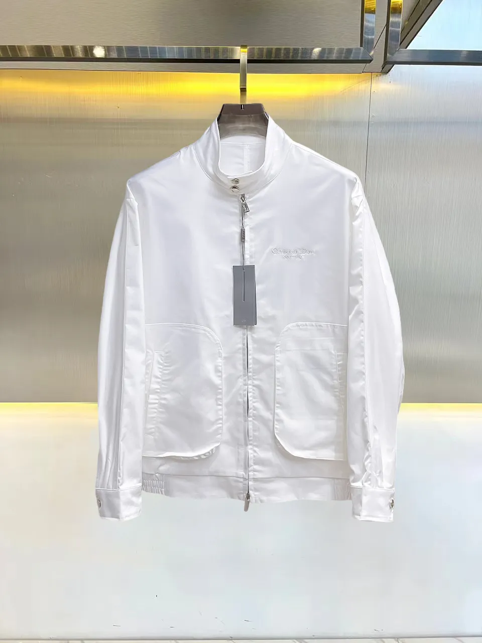 Logo-Embroidered Reversible Harrington Jacket D38015082