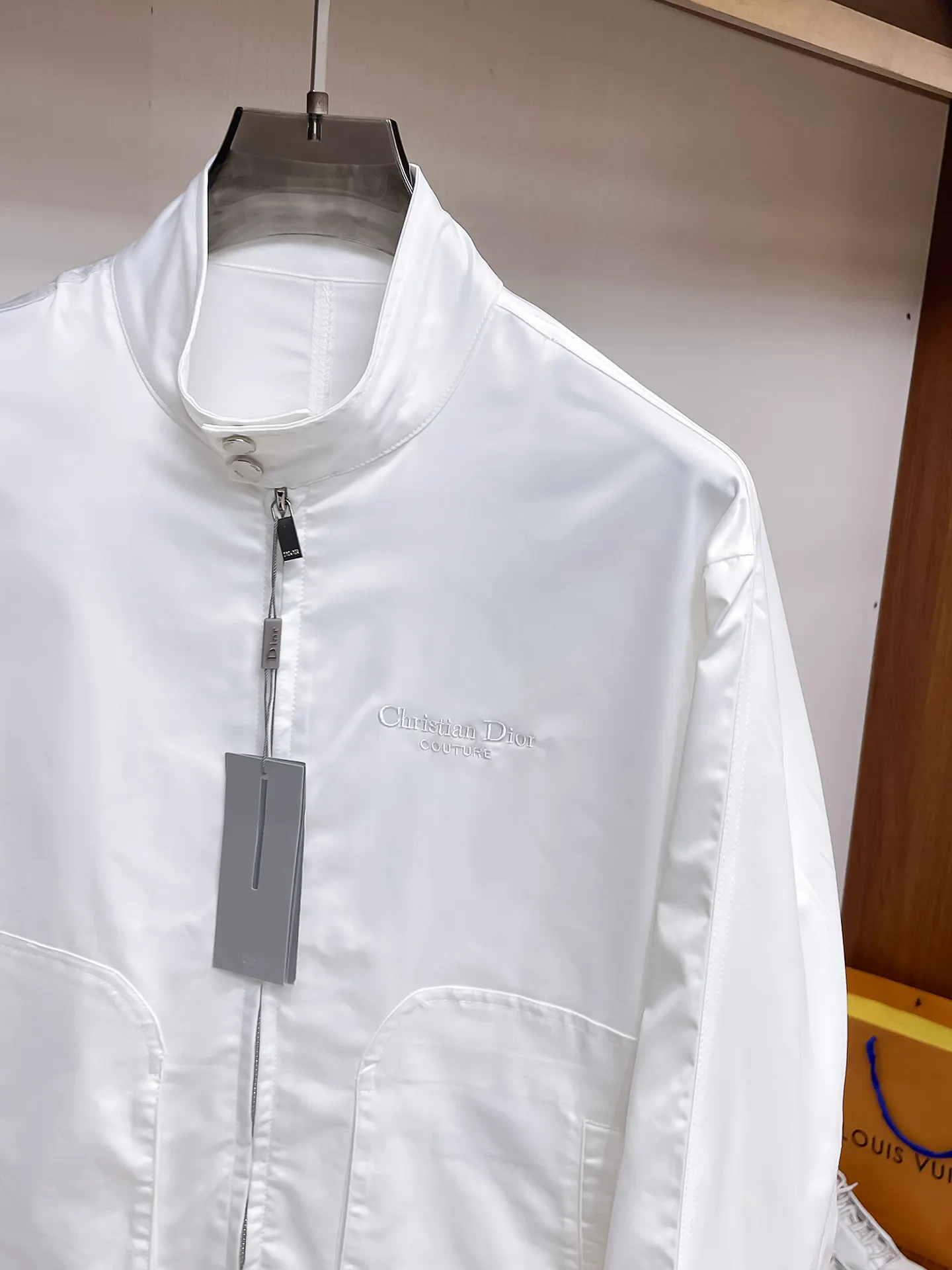 Logo-Embroidered Reversible Harrington Jacket D38015082 — view 3
