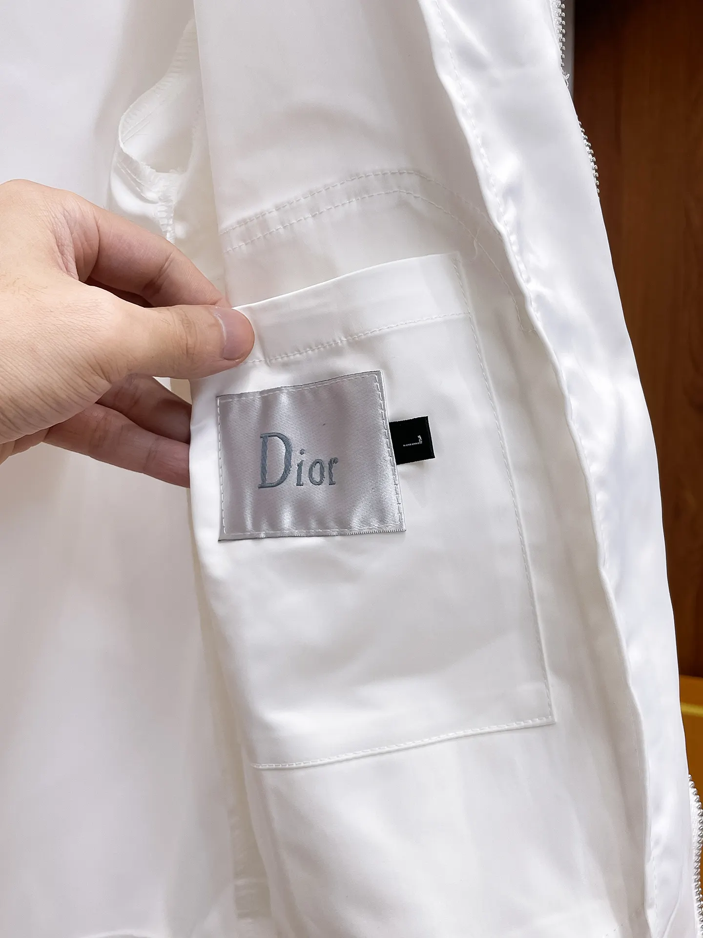 Logo-Embroidered Reversible Harrington Jacket D38015082 — view 7