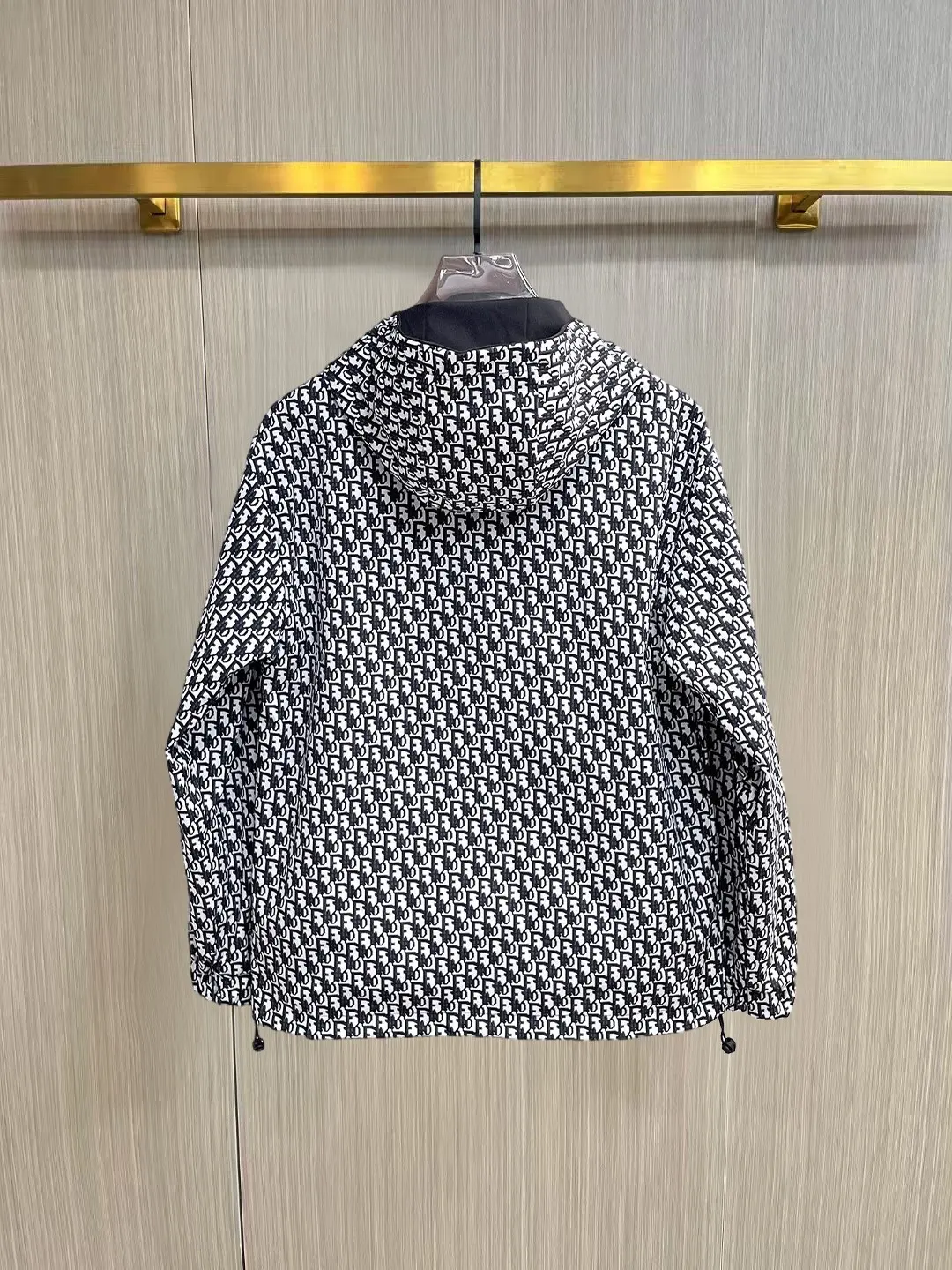 Reversible Hooded Windbreaker Jacket D38014748 — view 4