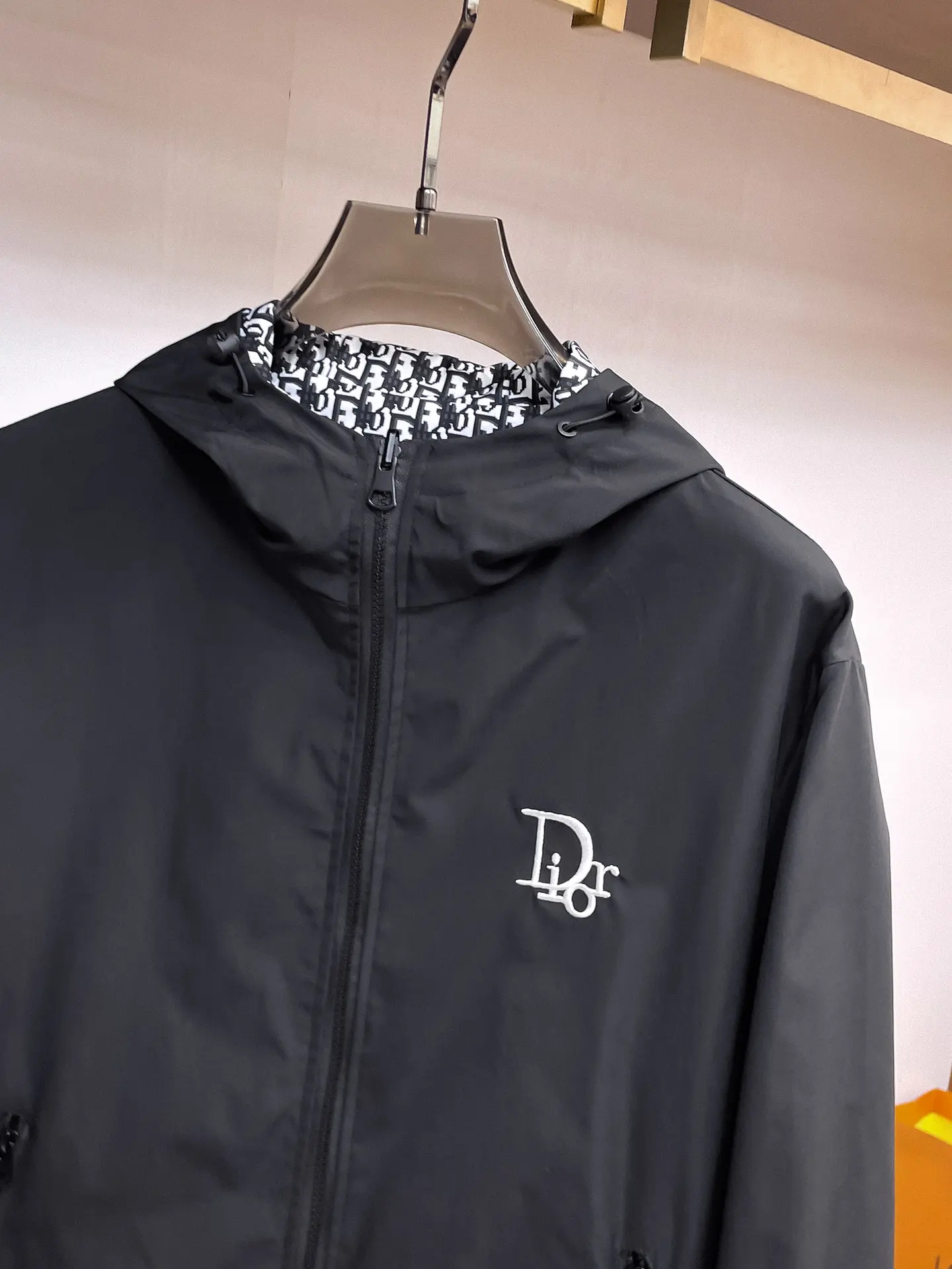 Reversible Hooded Windbreaker Jacket D38014748 — view 5
