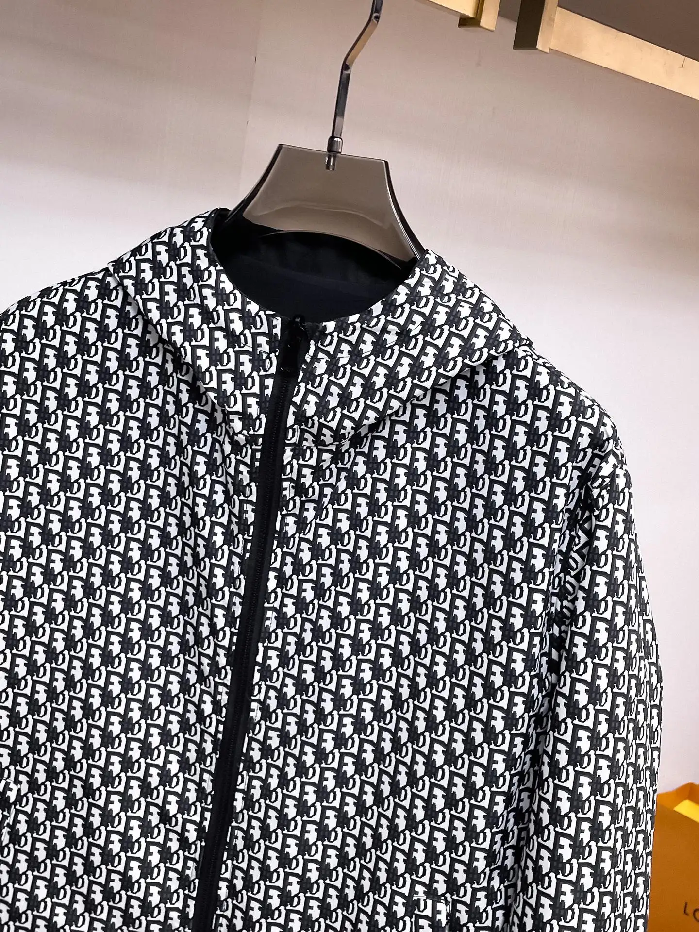 Reversible Hooded Windbreaker Jacket D38014748 — view 11
