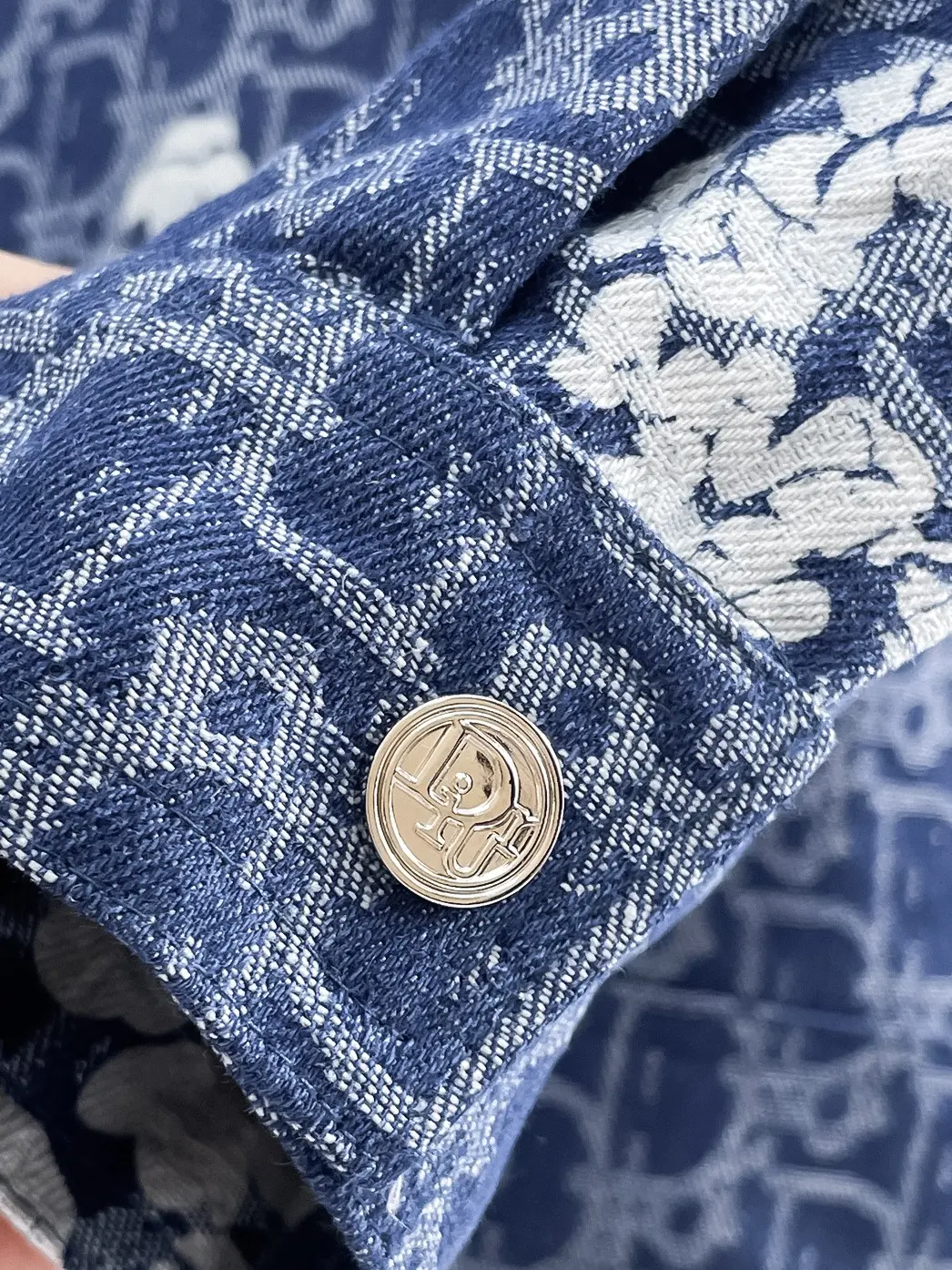 Oblique Monogram and Floral Print Harrington Jacket D38014752 — view 9