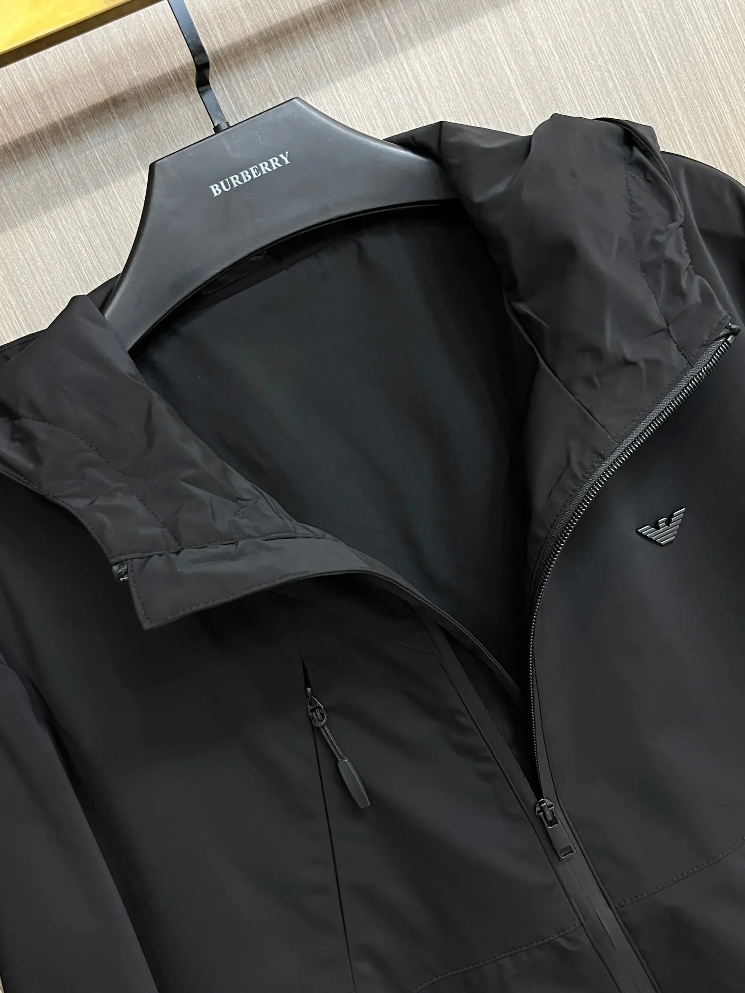 Hooded Technical Shell Jacket D38014684 — view 4