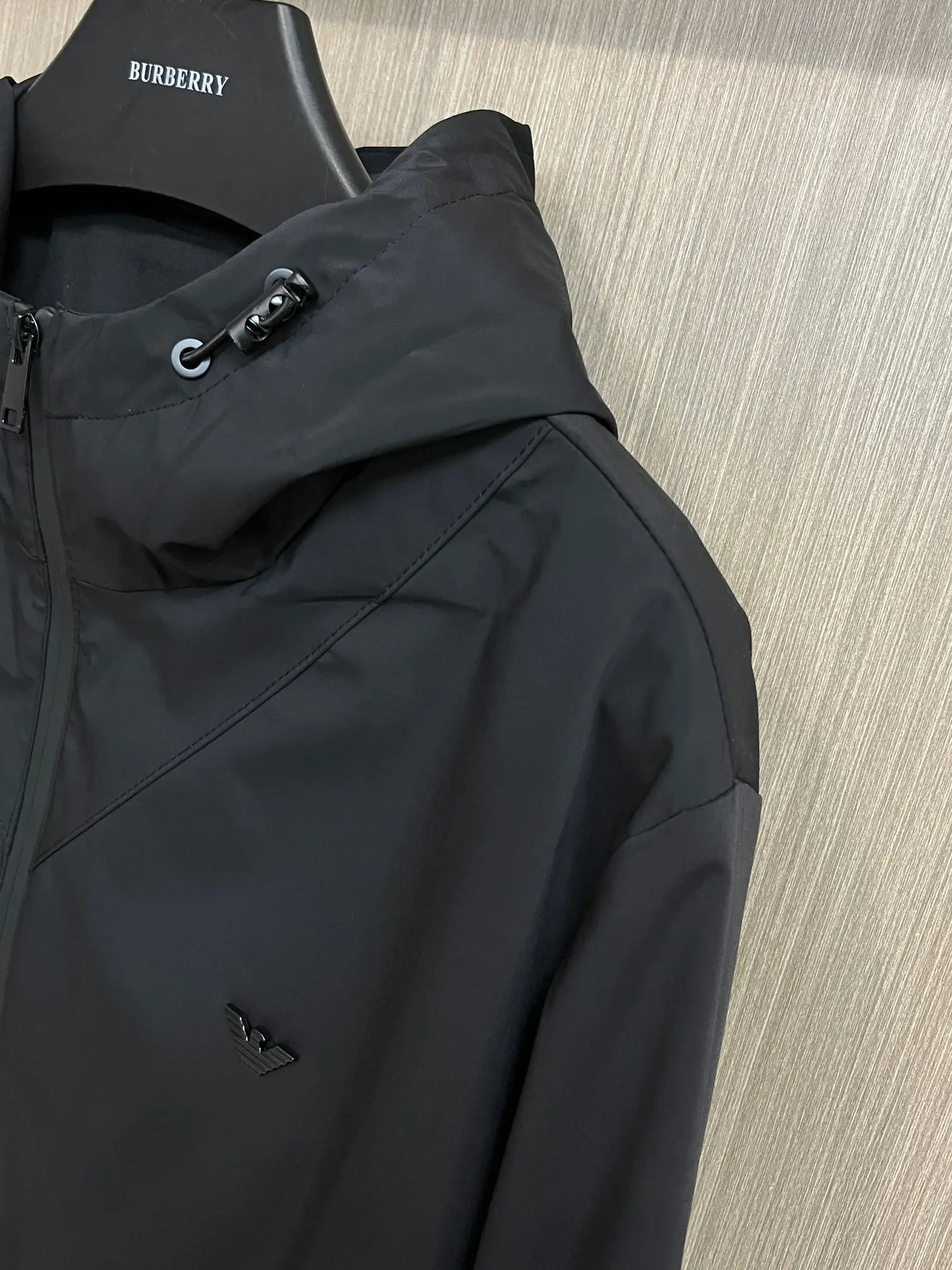 Hooded Technical Shell Jacket D38014684 — view 5