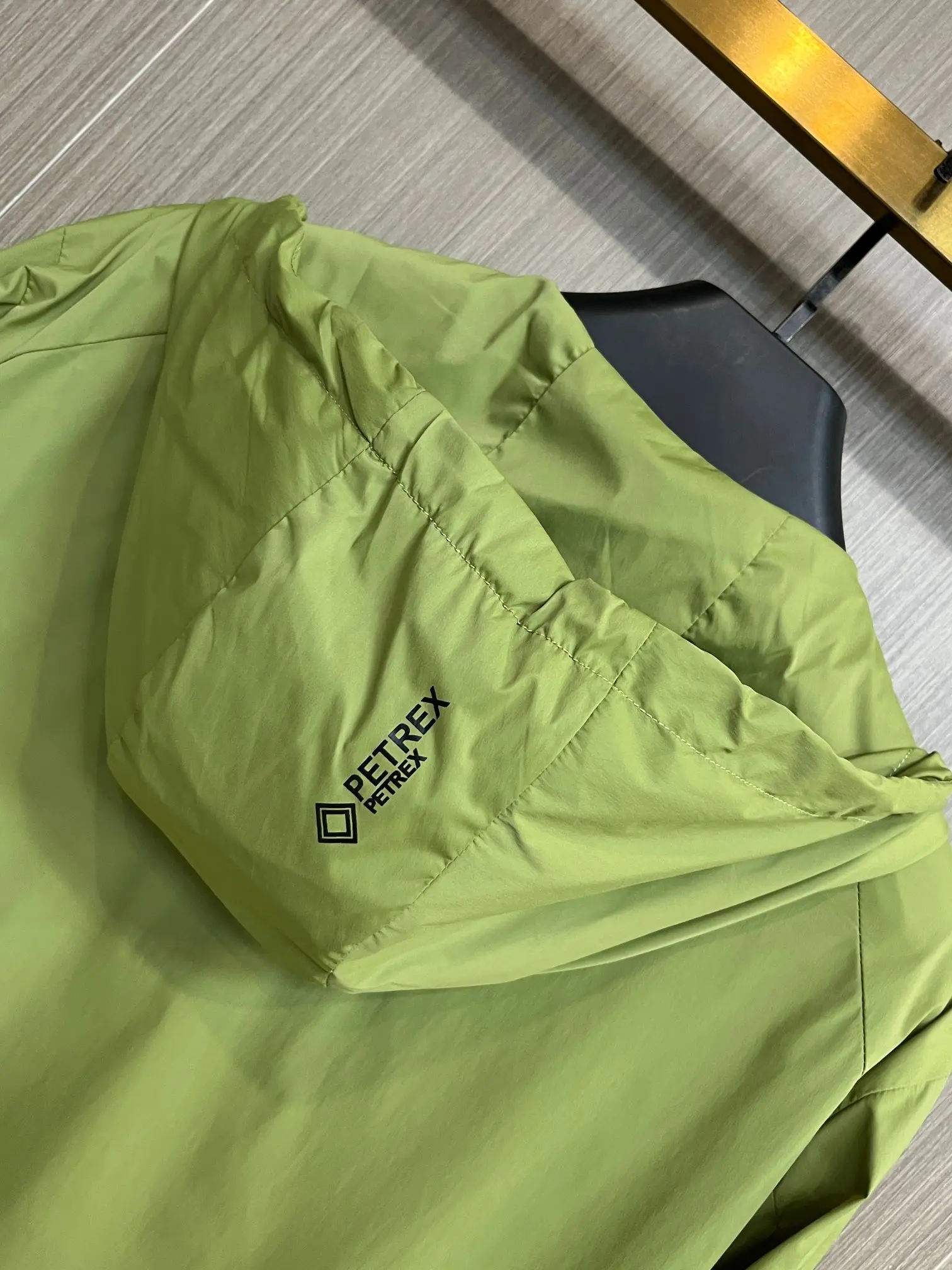 Logo-Print Hooded Windbreaker Jacket D38014718 — view 4