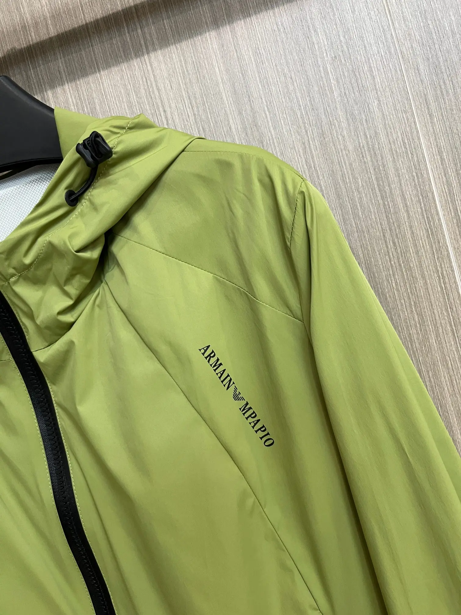 Logo-Print Hooded Windbreaker Jacket D38014718 — view 6