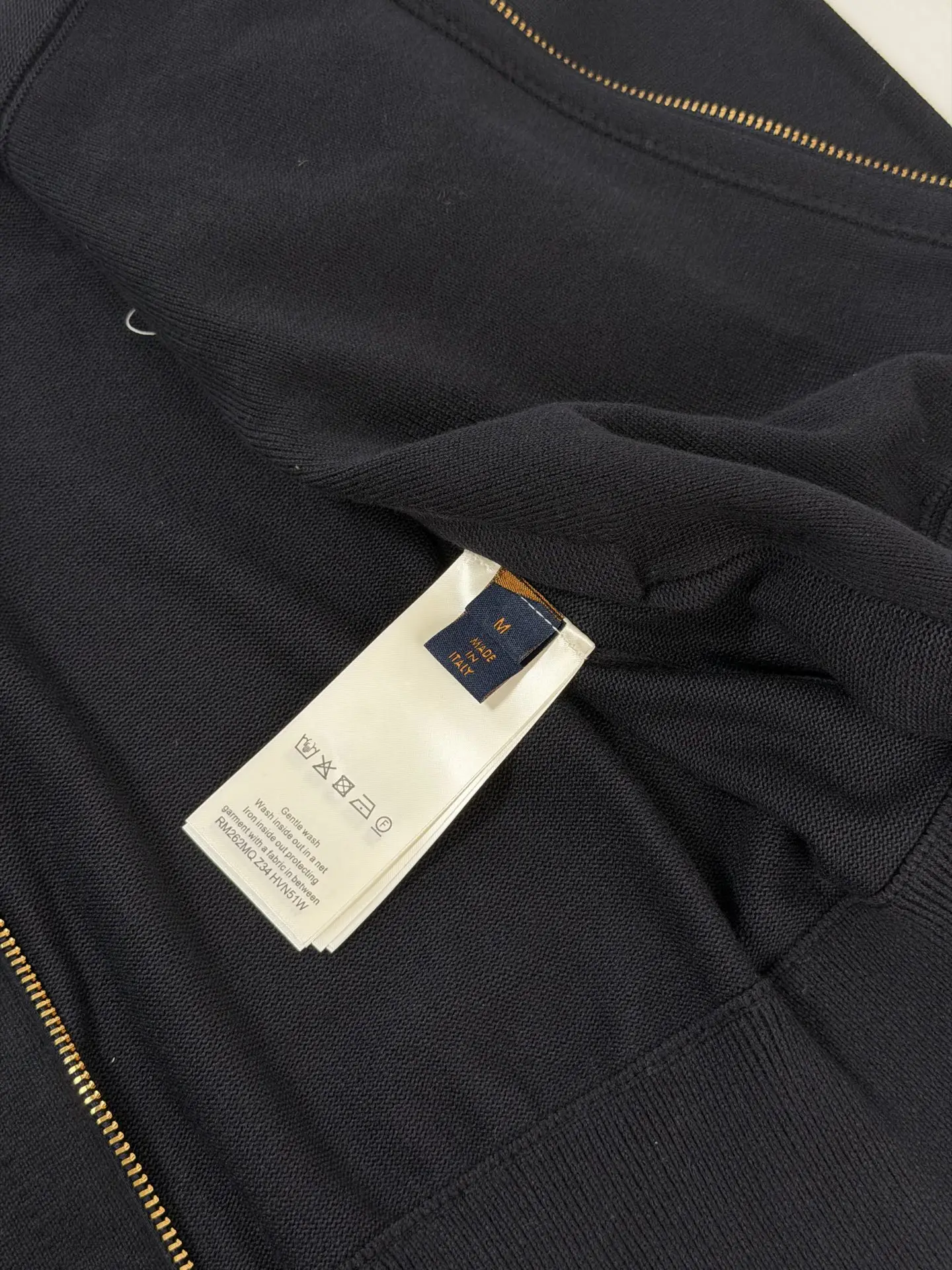 Striped Knit Zip-Up Track Jacket D38022035 — view 10