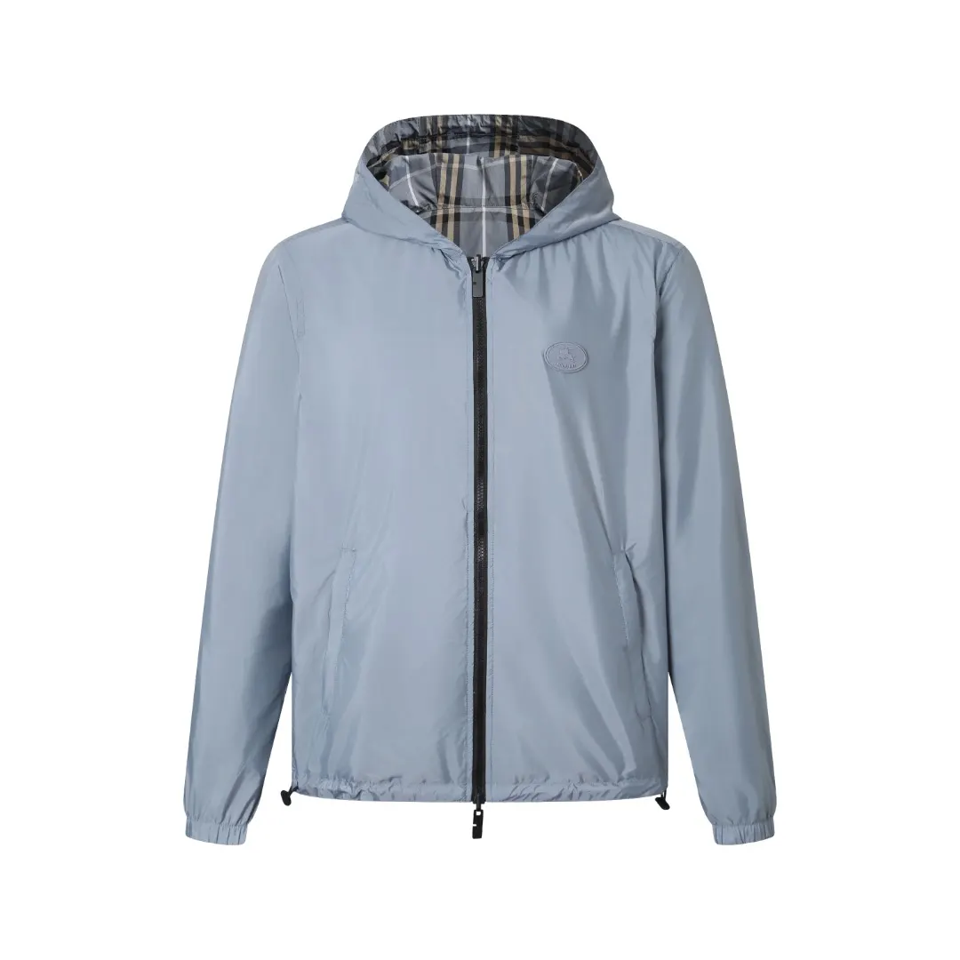 Reversible Check Hooded Jacket D38018776