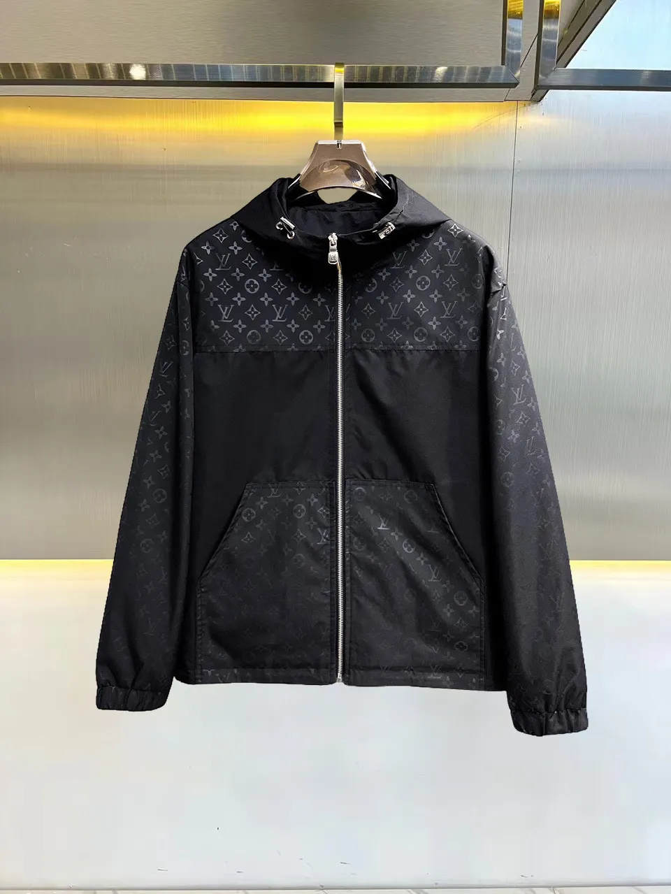 Monogram Hooded Windbreaker Jacket D38015130