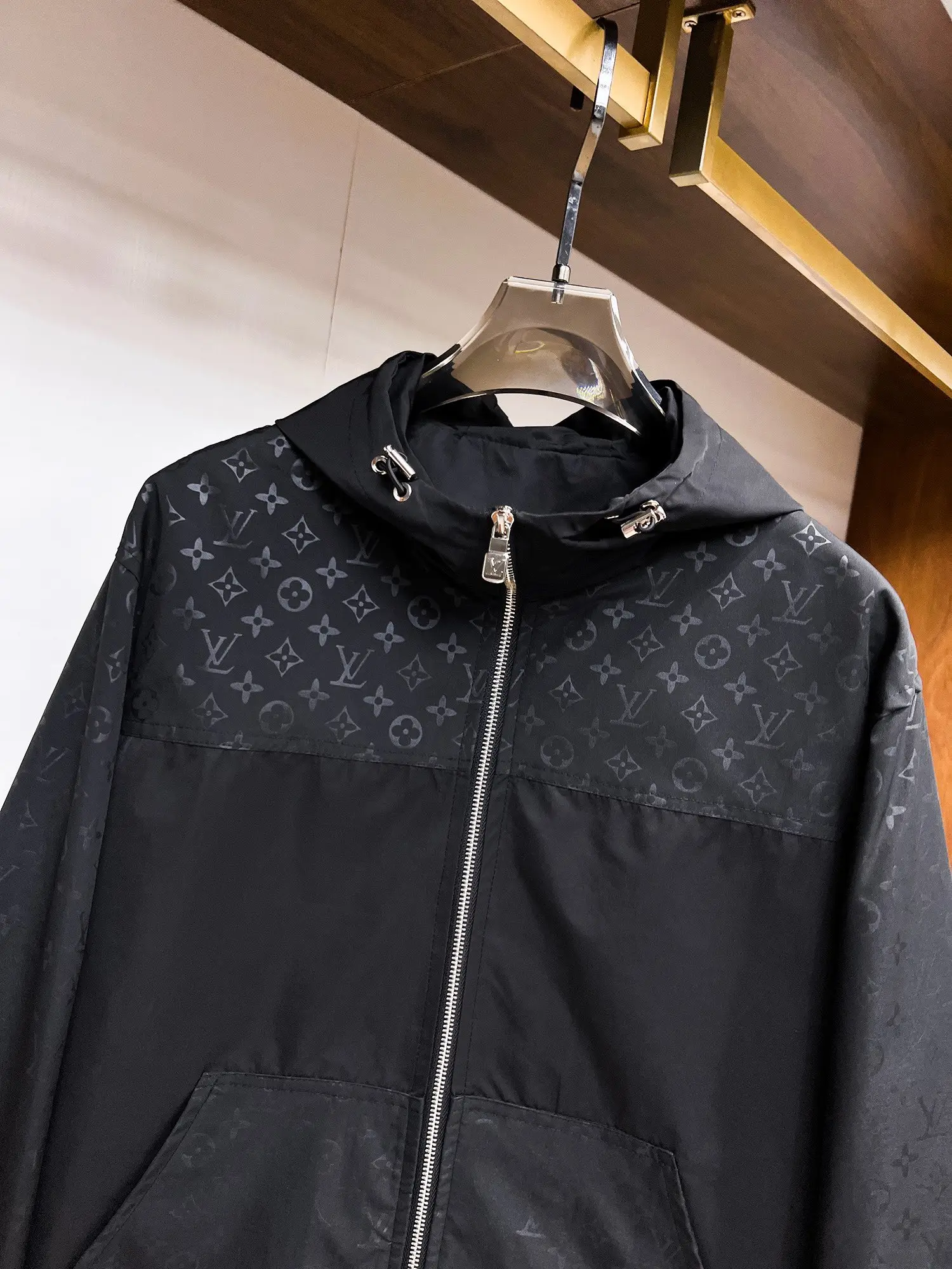 Monogram Hooded Windbreaker Jacket D38015130 — view 4