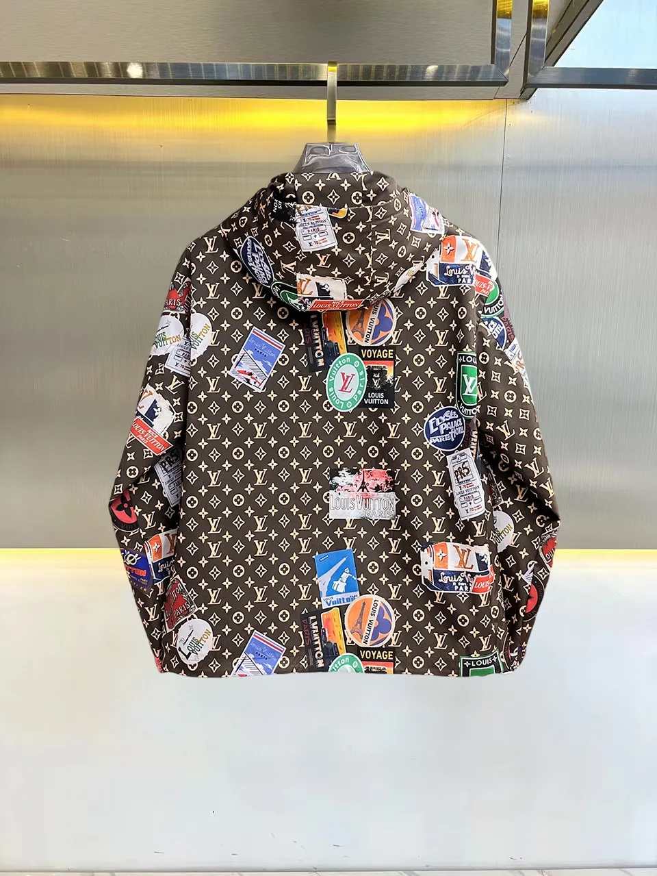 Monogram Patchwork Hooded Windbreaker D38015090 — view 2
