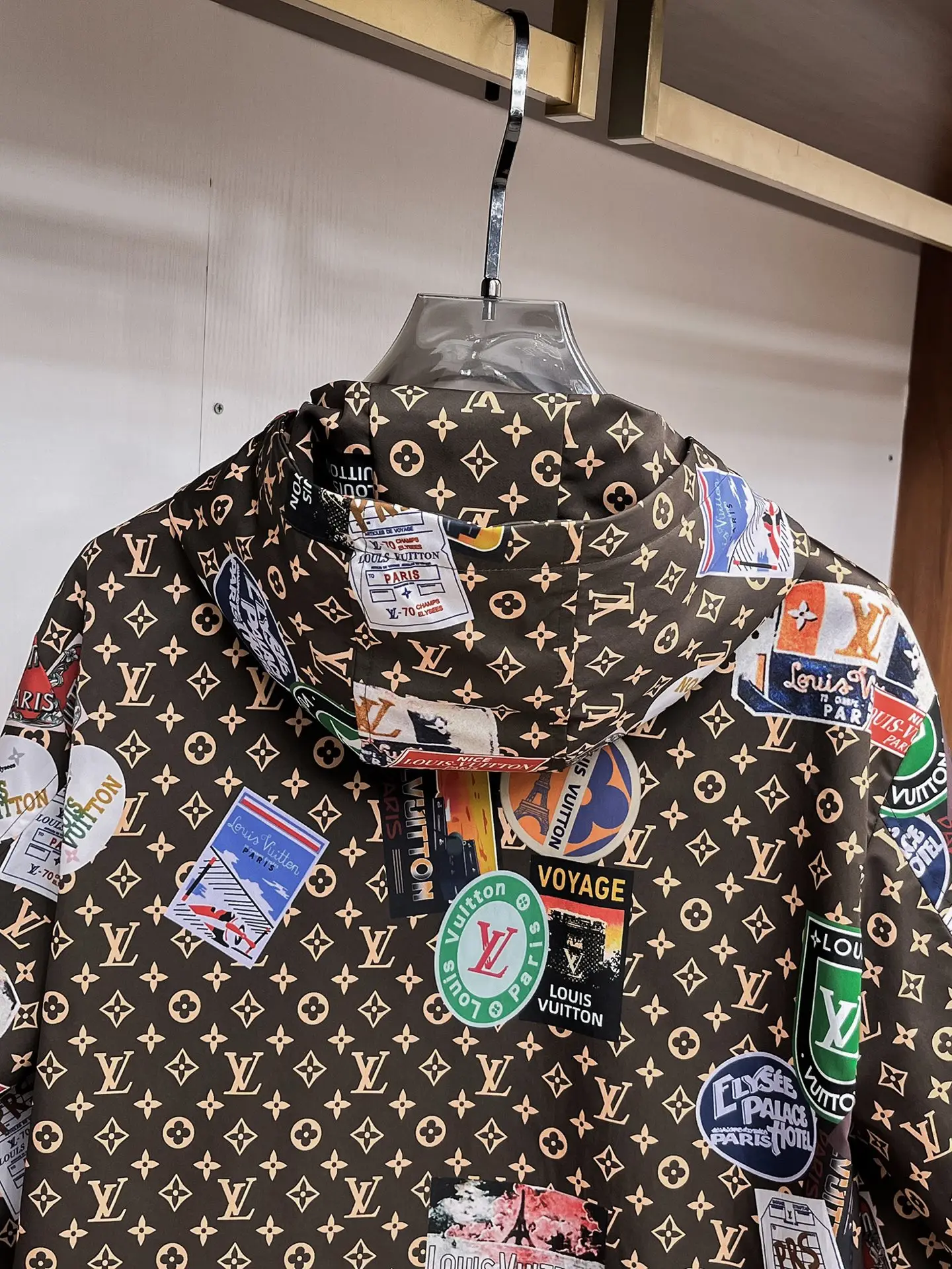 Monogram Patchwork Hooded Windbreaker D38015090 — view 11