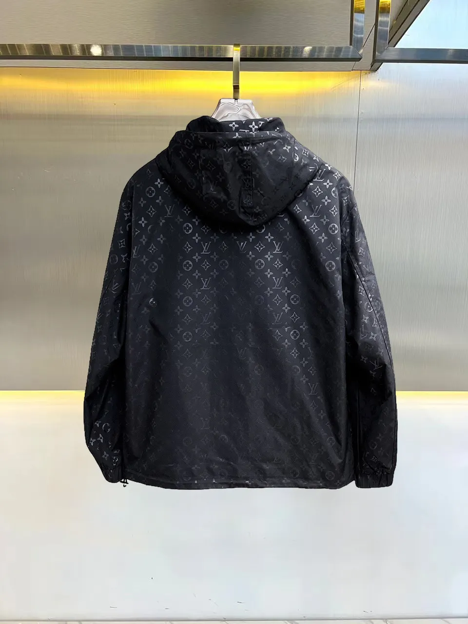 Monogram Hooded Windbreaker Jacket D38015105 — view 2