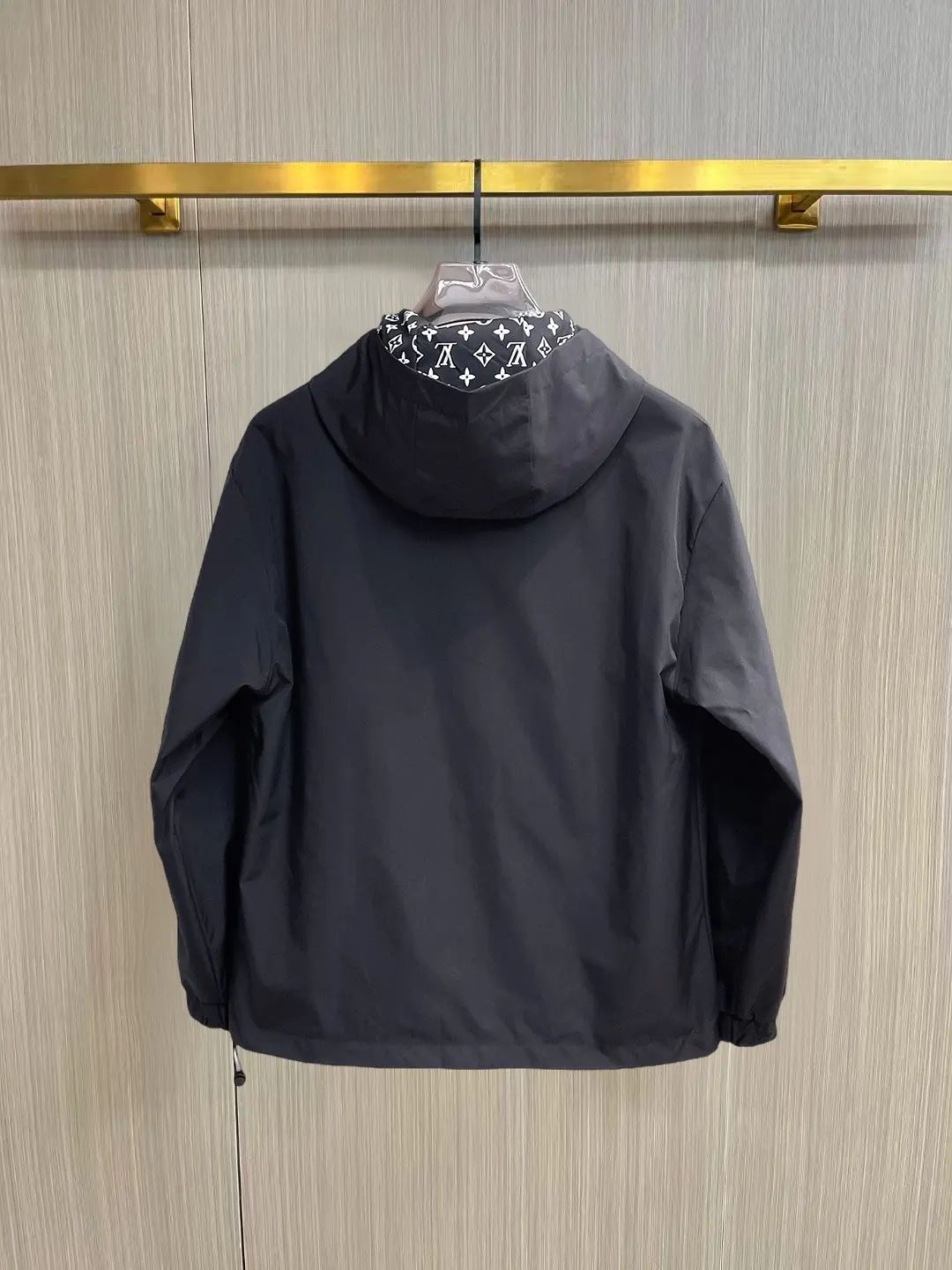 Reversible Monogram Hooded Windbreaker Jacket D38014753 — view 2