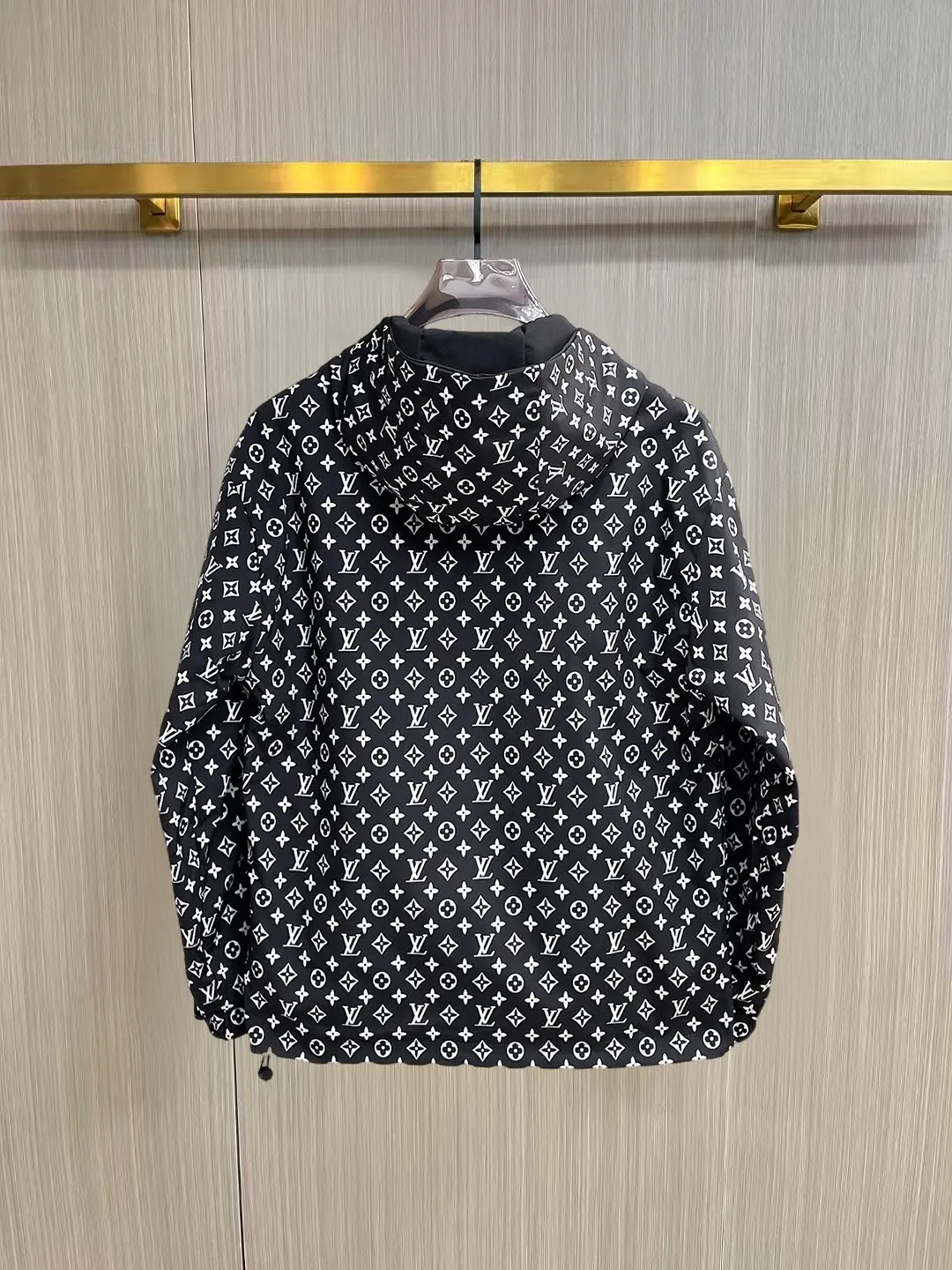 Reversible Monogram Hooded Windbreaker Jacket D38014753 — view 4