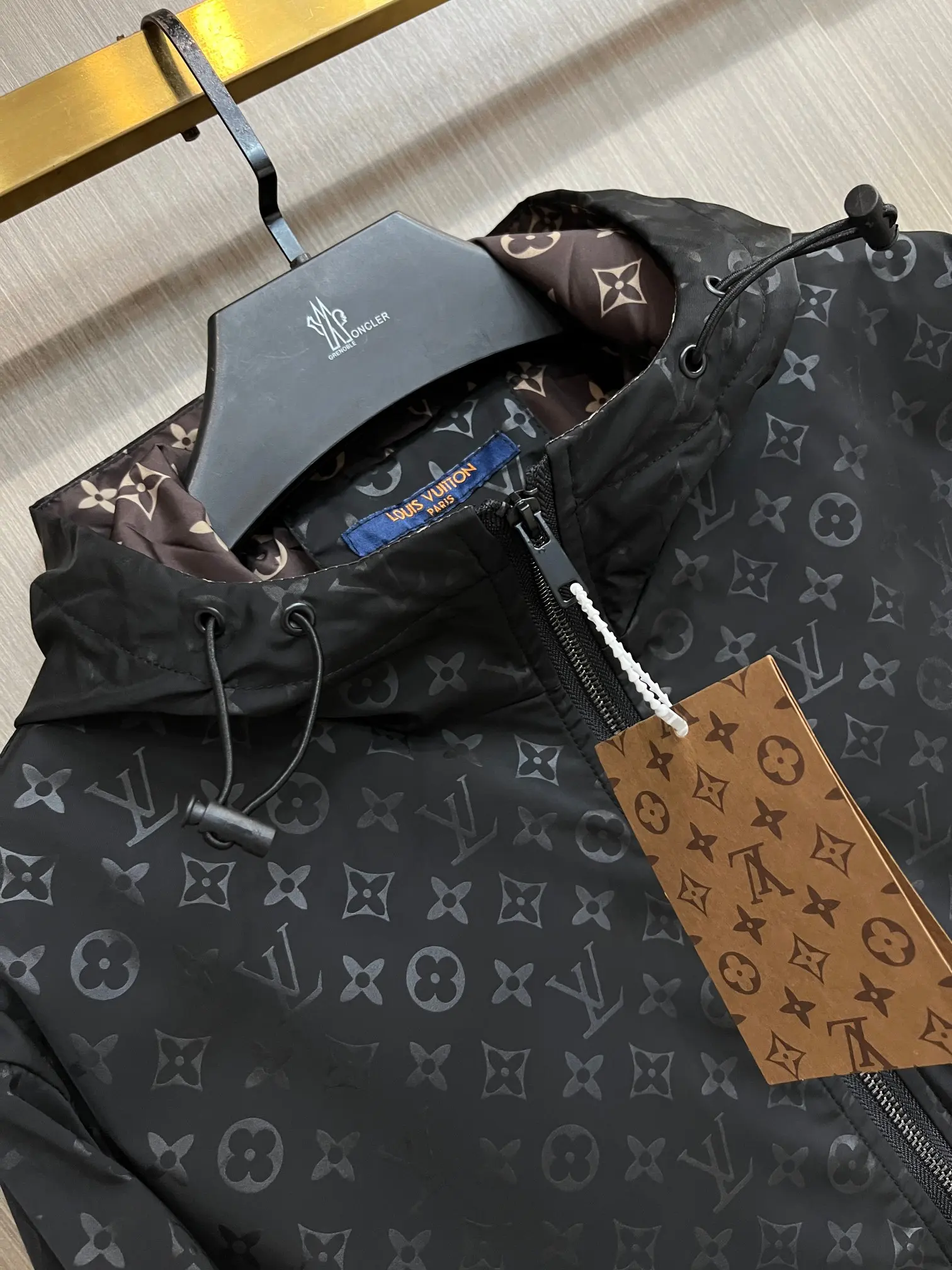Monogram Hooded Windbreaker Jacket D38014714 — view 3