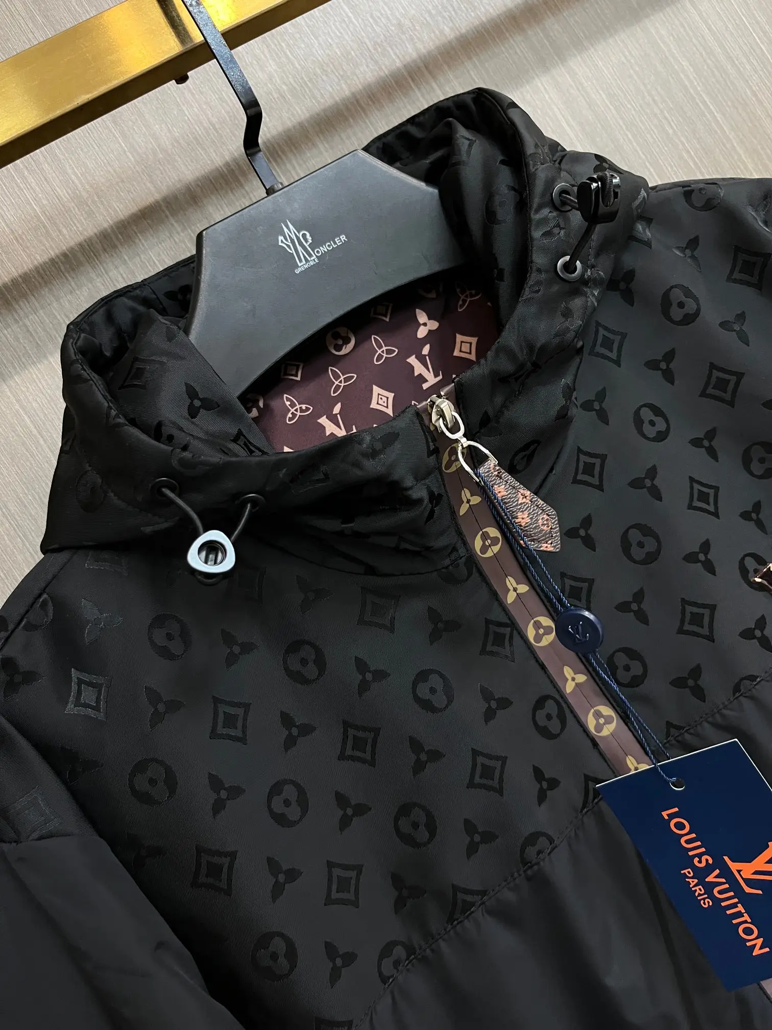 Monogram Hooded Windbreaker Jacket D38014713 — view 3