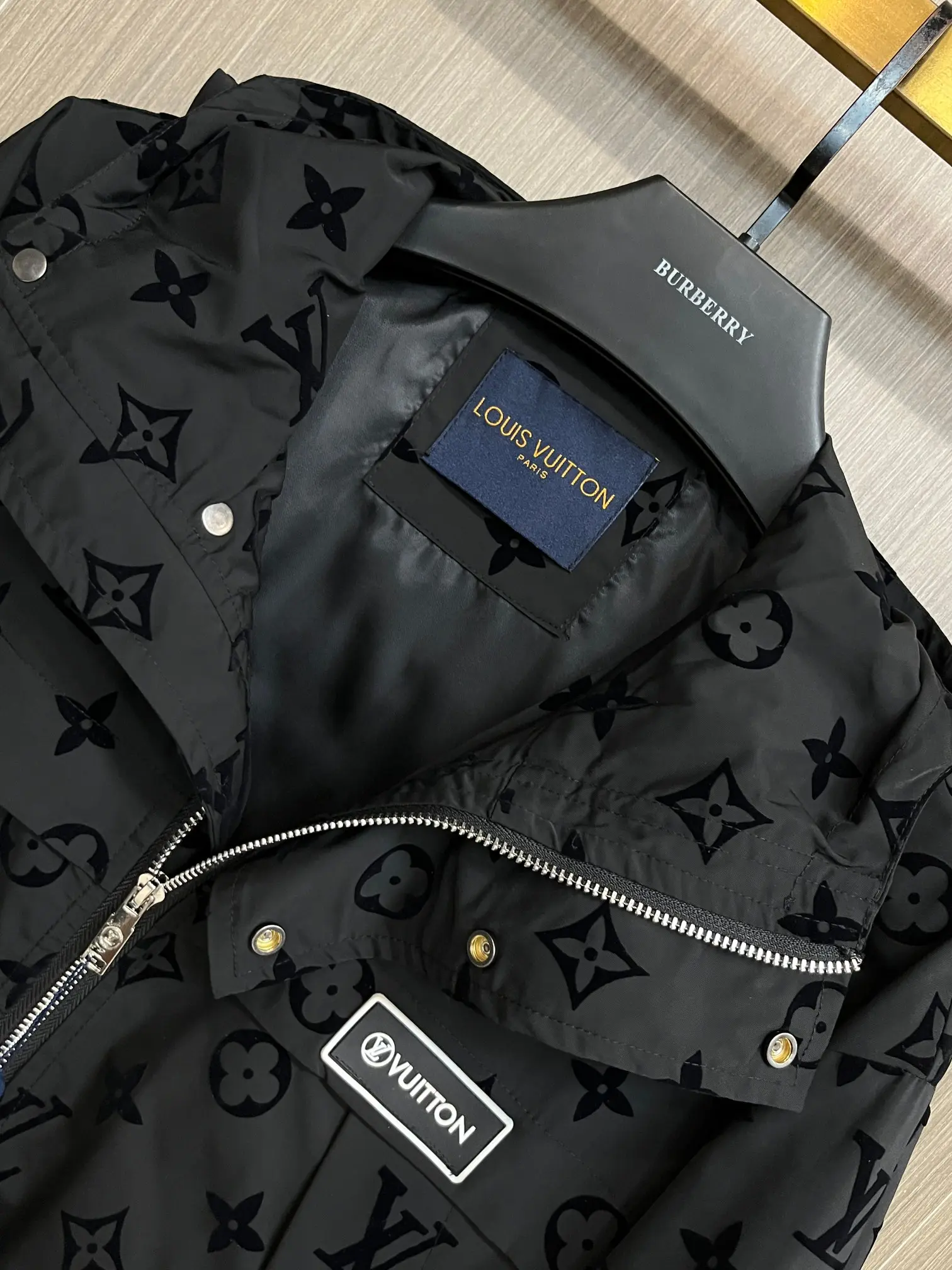 Monogram Hooded Windbreaker Jacket D38014792 — view 4