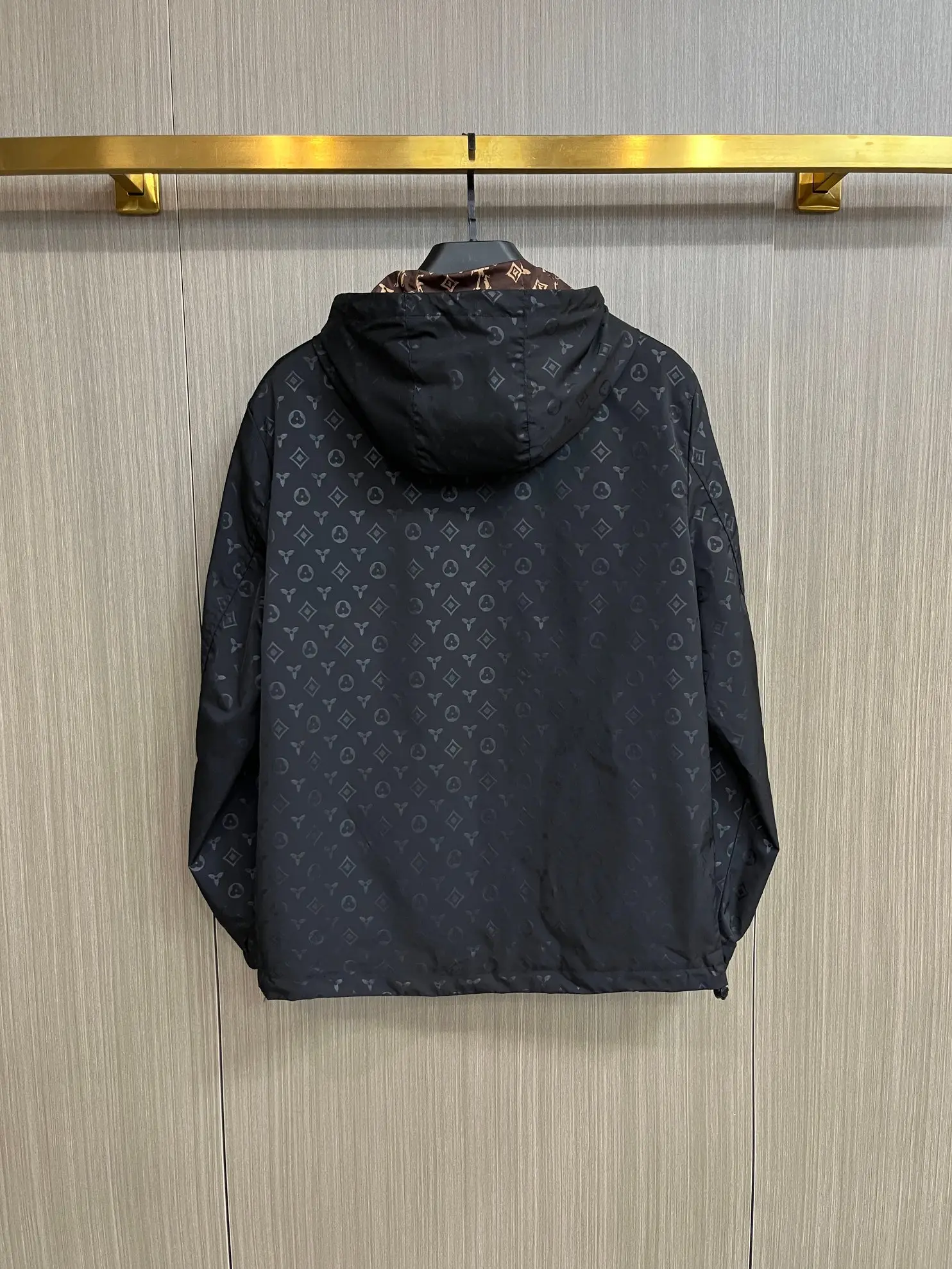 Monogram Hooded Windbreaker Jacket D38014701 — view 2