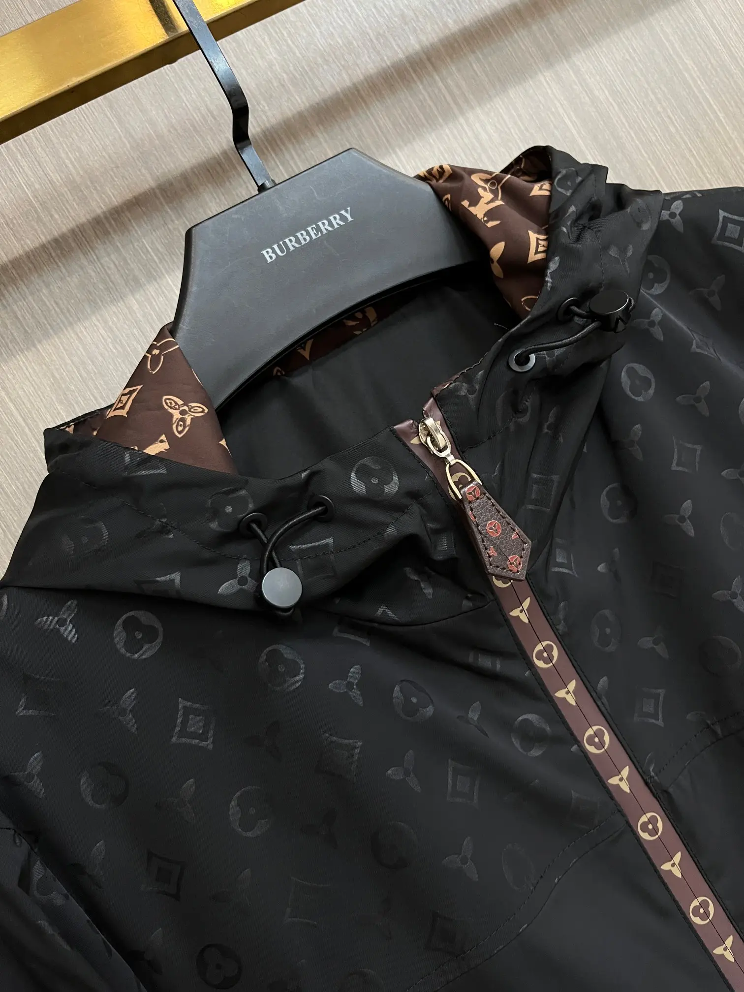 Monogram Hooded Windbreaker Jacket D38014701 — view 3