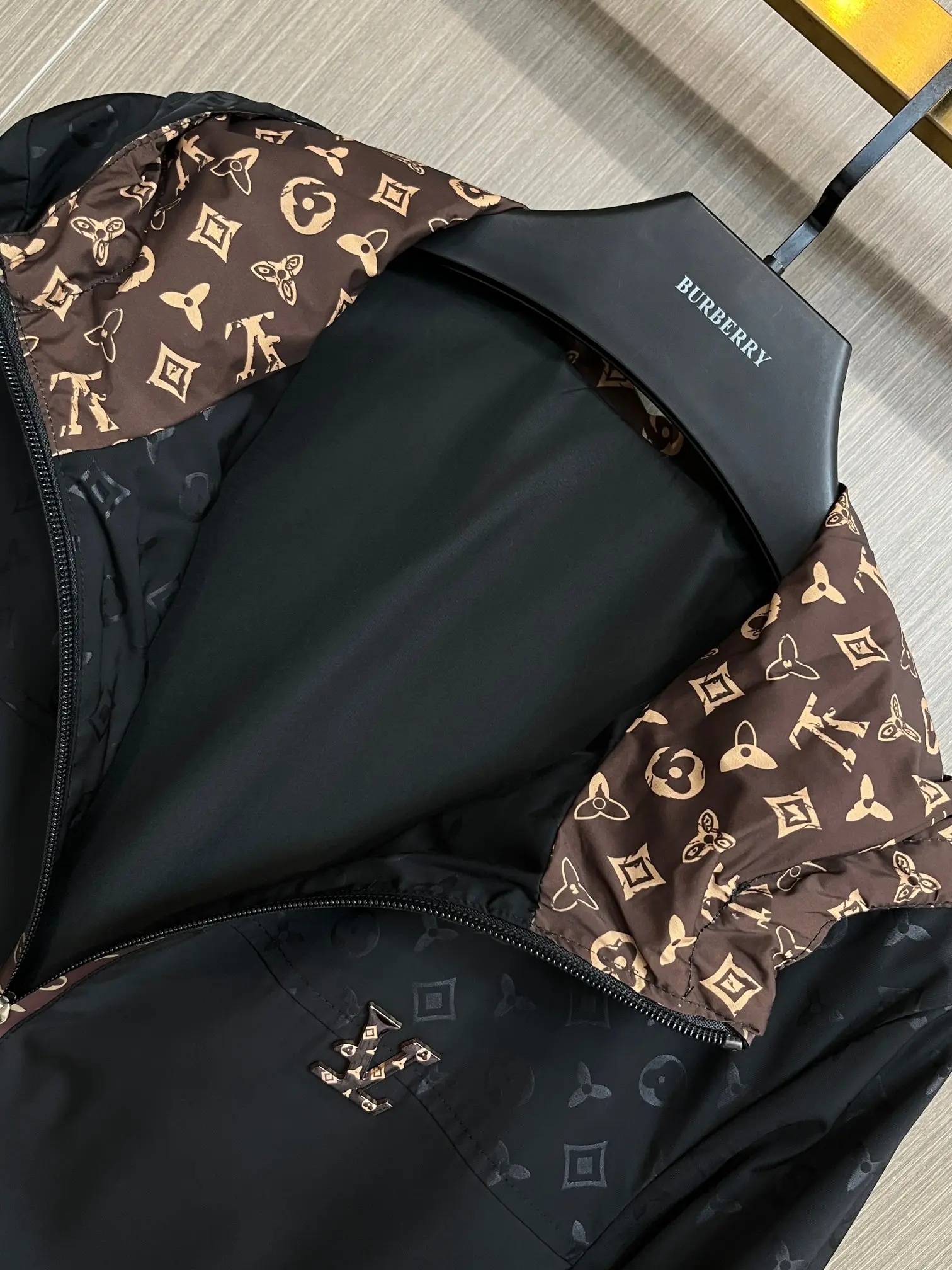 Monogram Hooded Windbreaker Jacket D38014701 — view 4