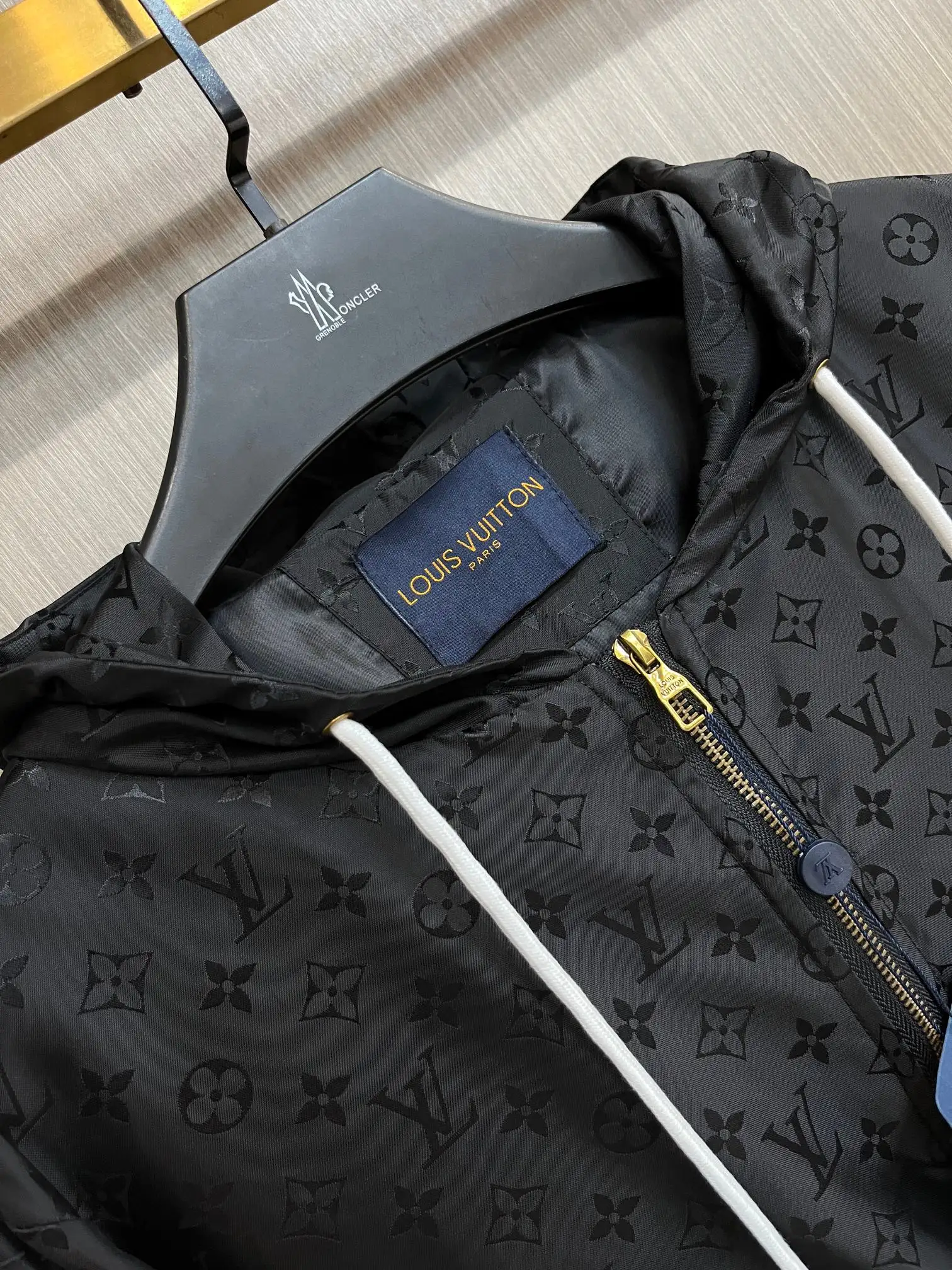 Monogram Jacquard Hooded Windbreaker Jacket D38014807 — view 3